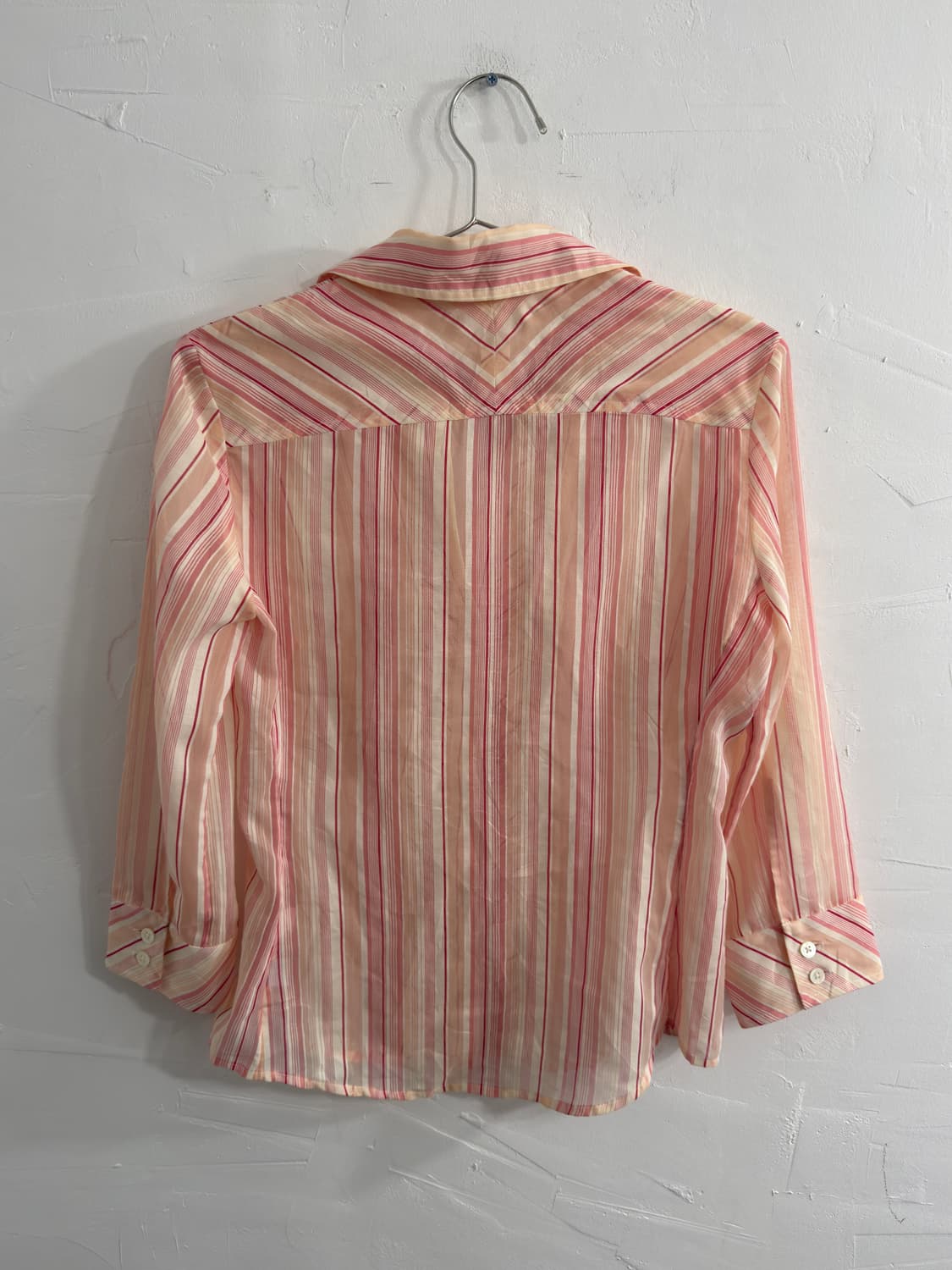 banana republic pink line pintuck shirt 상품이미지5