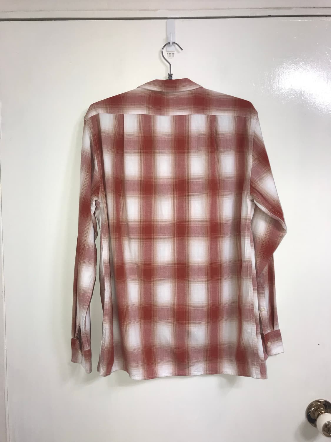 (UNISEX) VINTAGE E.L Ombre Check Shirts 상품이미지5