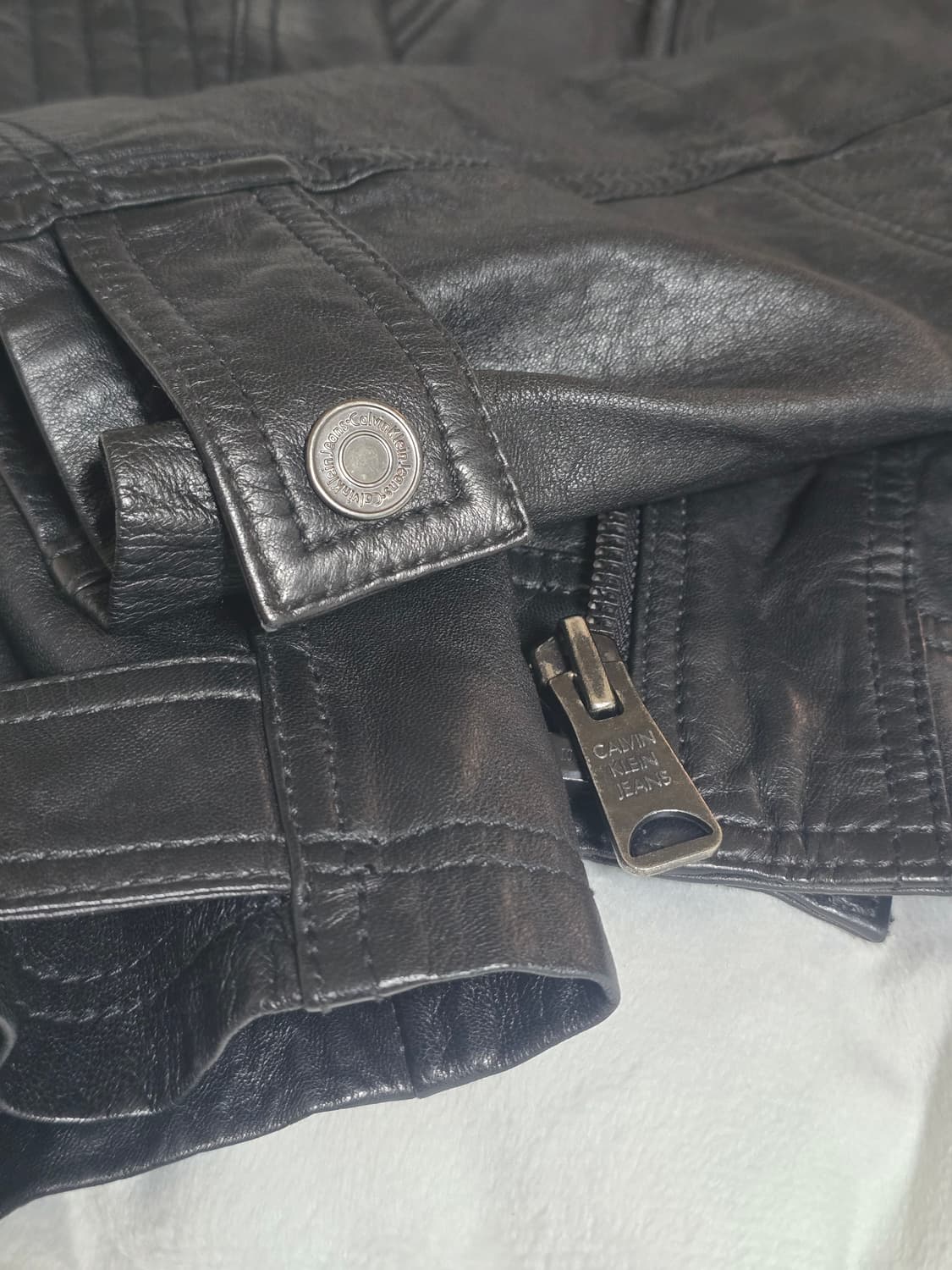 [정품] 캘빈클라인(CK) 클래식 양가죽 자켓 (100사이즈) 상품이미지6