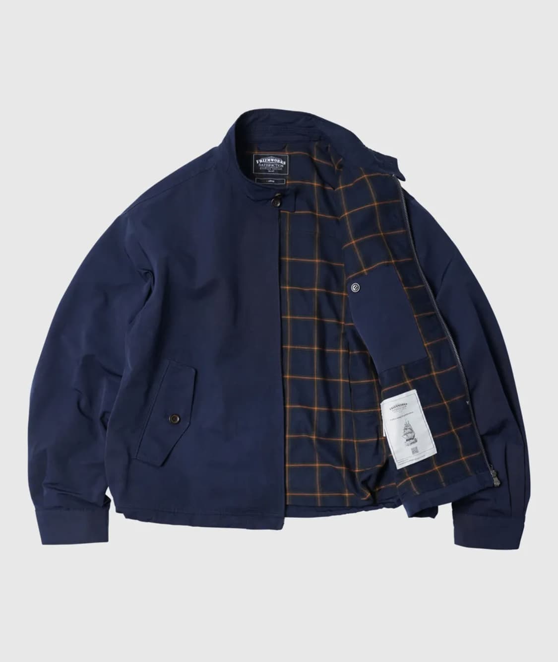 프리즘웍스 네이비 해링턴 상품이미지2