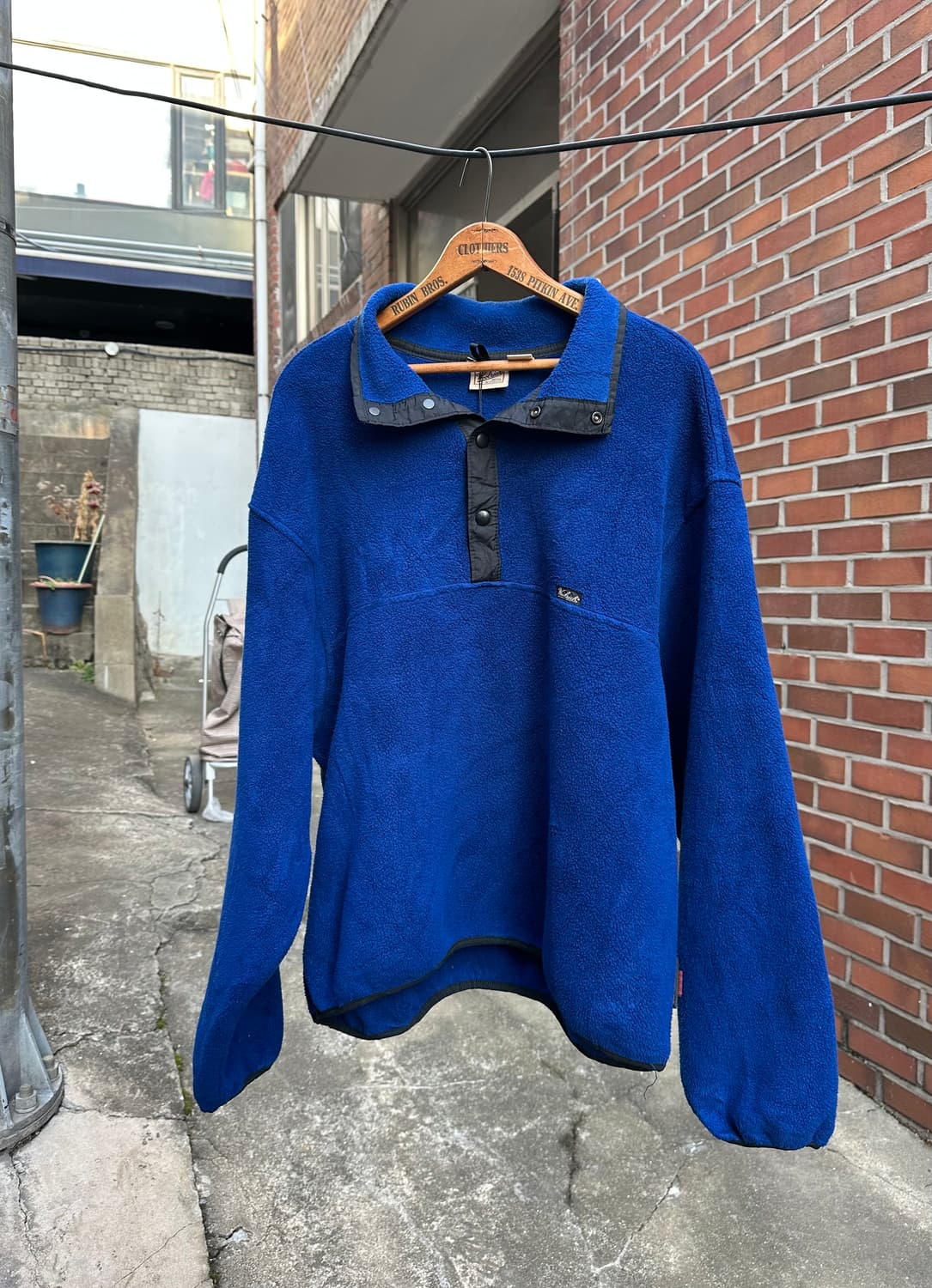 90s 울리치 신칠라 스낵티 후리스 풀오버 made in usa 상품이미지1