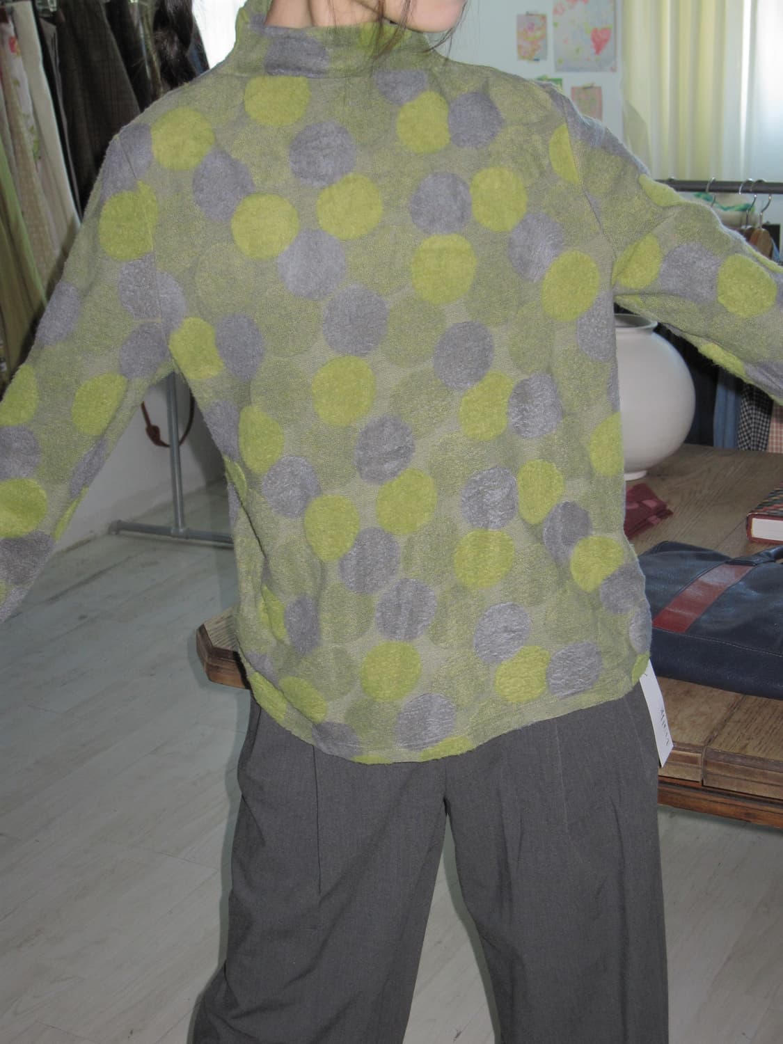 그린 도트 티셔츠 상품이미지5