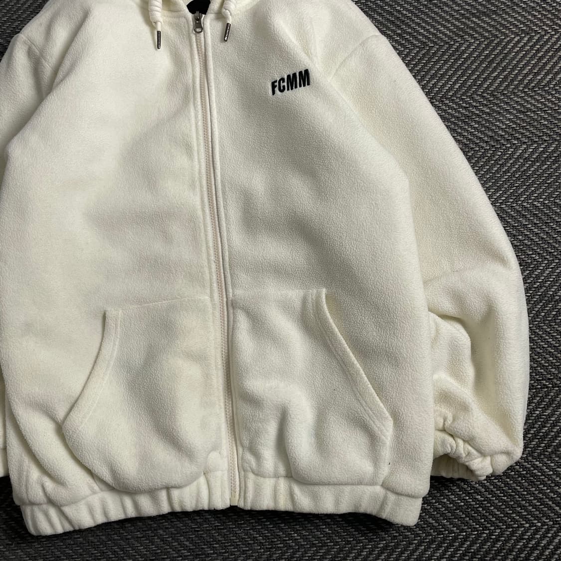 FCMM 빅로고 누빔 루즈핏 플리스 후드집업y 3871 상품이미지5