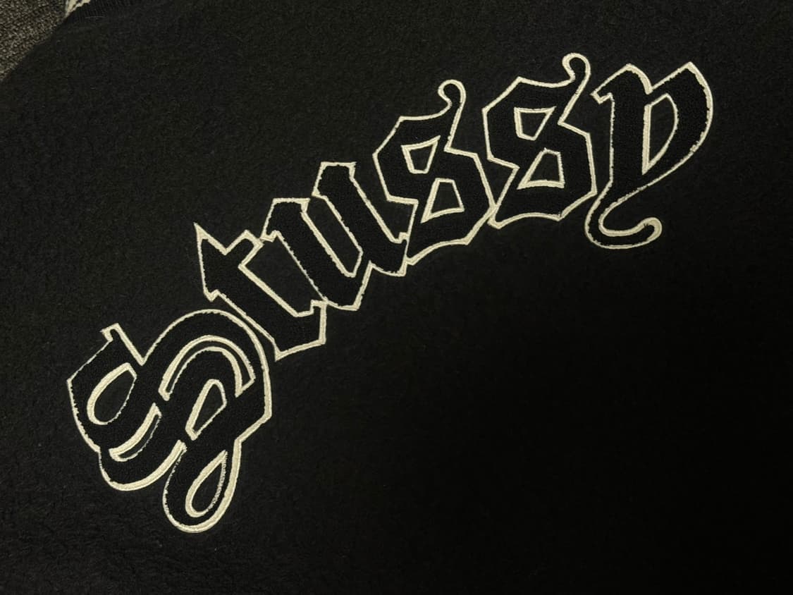 [XL] 스투시 카센티노 울 바시티 자켓 블랙 상품이미지7