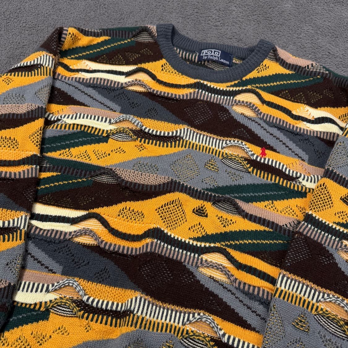 [ 정품/100 ] 폴로랄프로렌 빈티지 케이블 니트티 상품이미지1