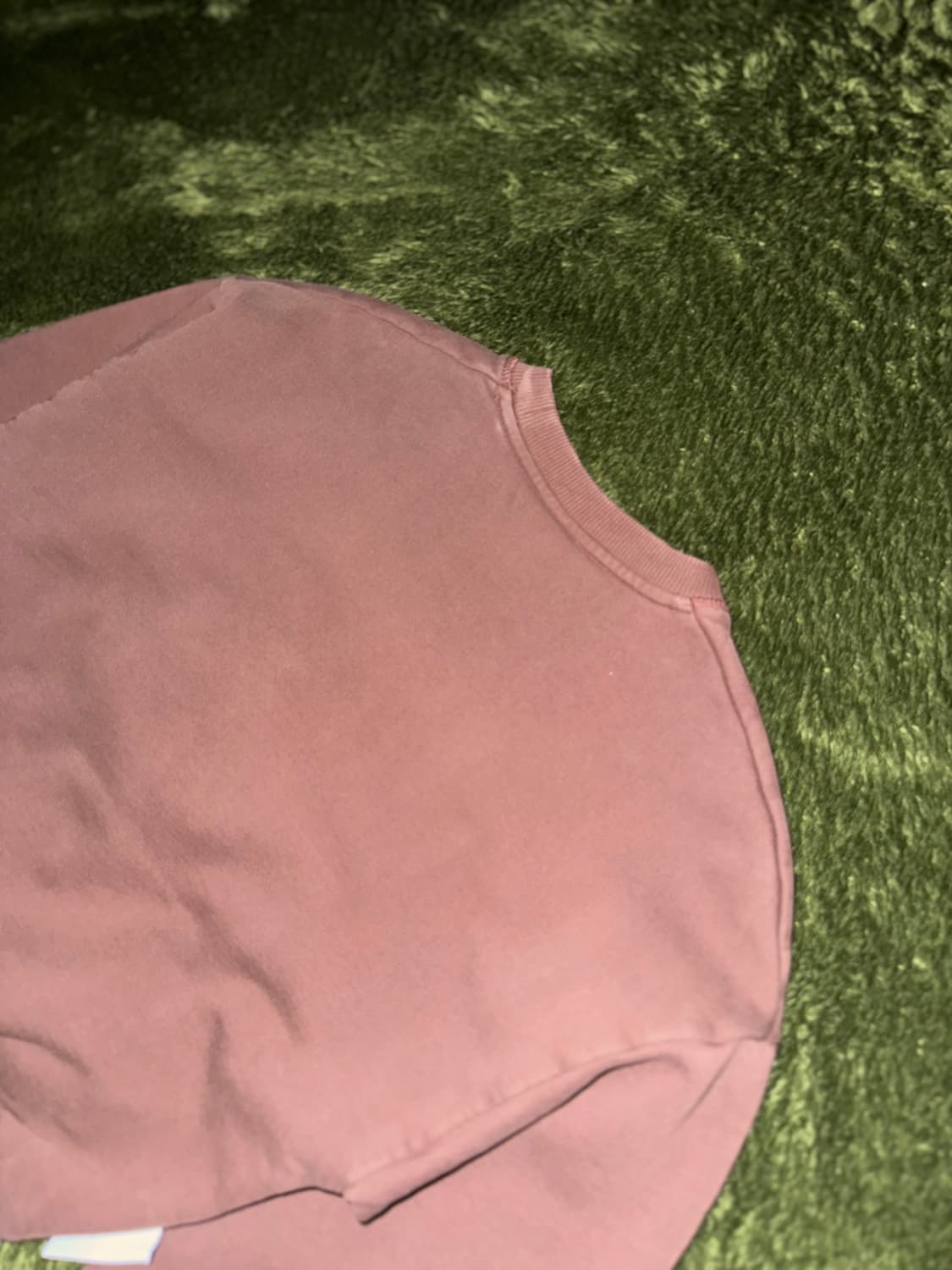 [XS] GANNI 가니 아트워크 로고 크롭 스웻셔츠 브라운 상품이미지7