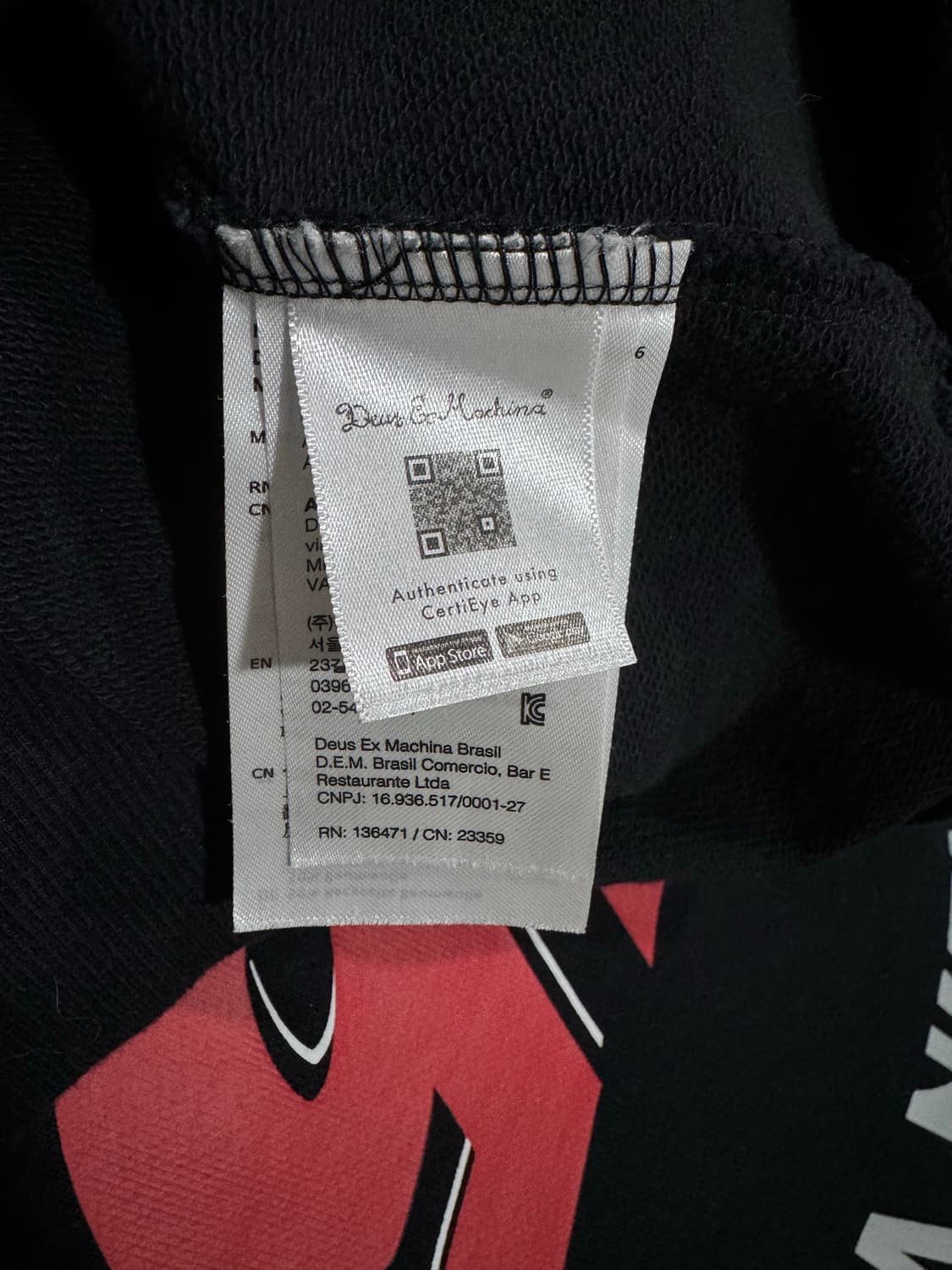 [L] 데우스 엑스마키나 모토 크루 맨투맨 상품이미지4