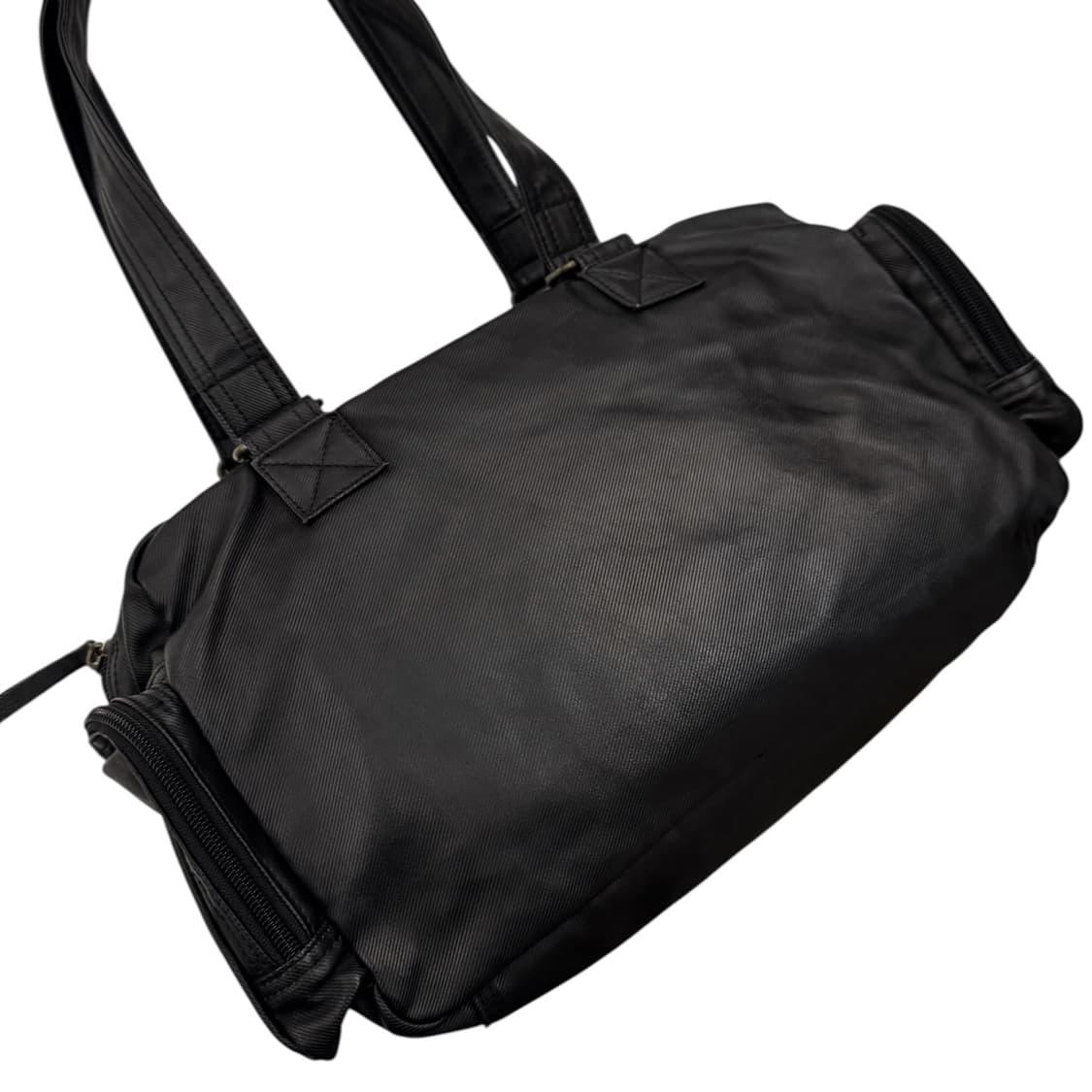 히스테릭글래머 코티드 캔버스 숄더백 블랙 상품이미지5