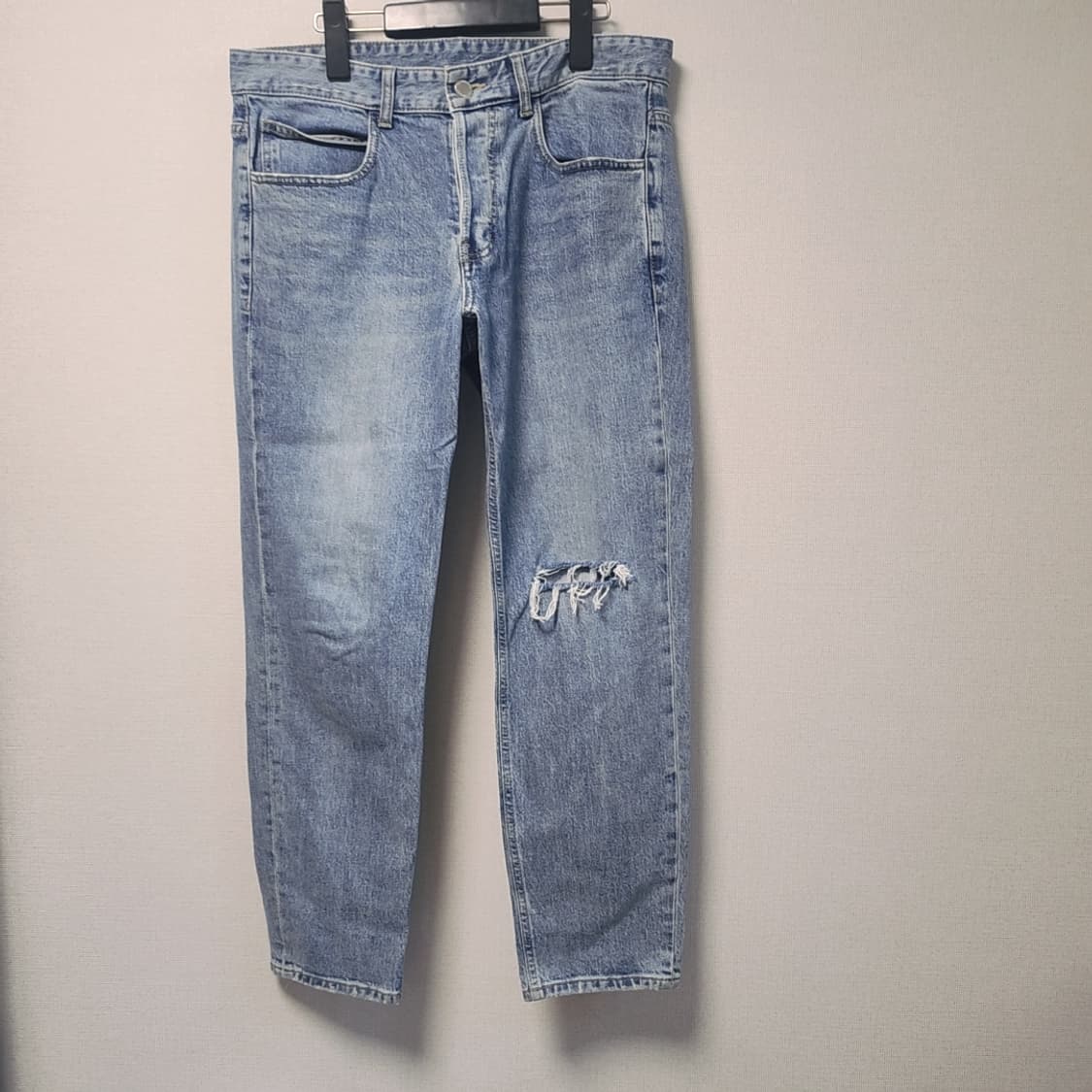 솔리드옴므 연청 청바지 50사이즈 상품이미지1