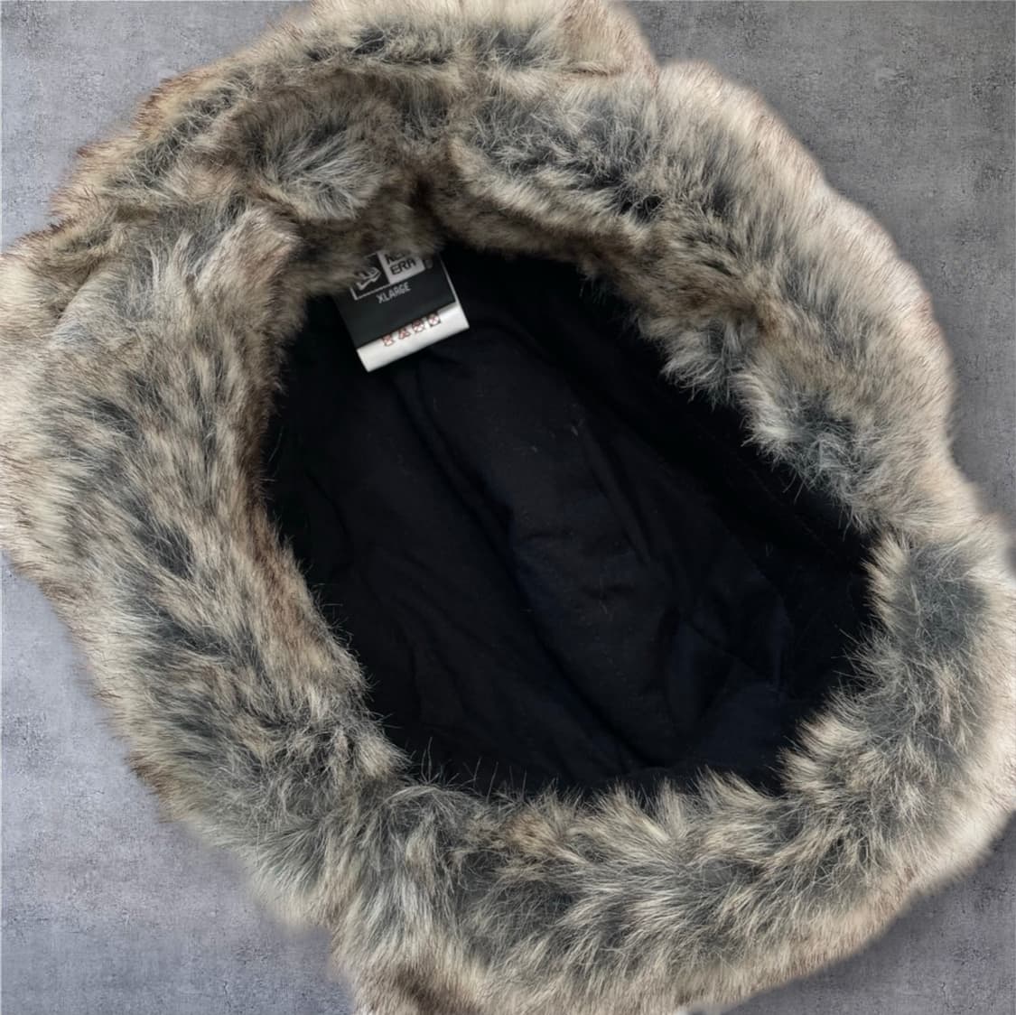 뉴에라 Newera 블랙 퍼 트리밍 이어플랩 트래퍼 햇 XL 상품이미지8