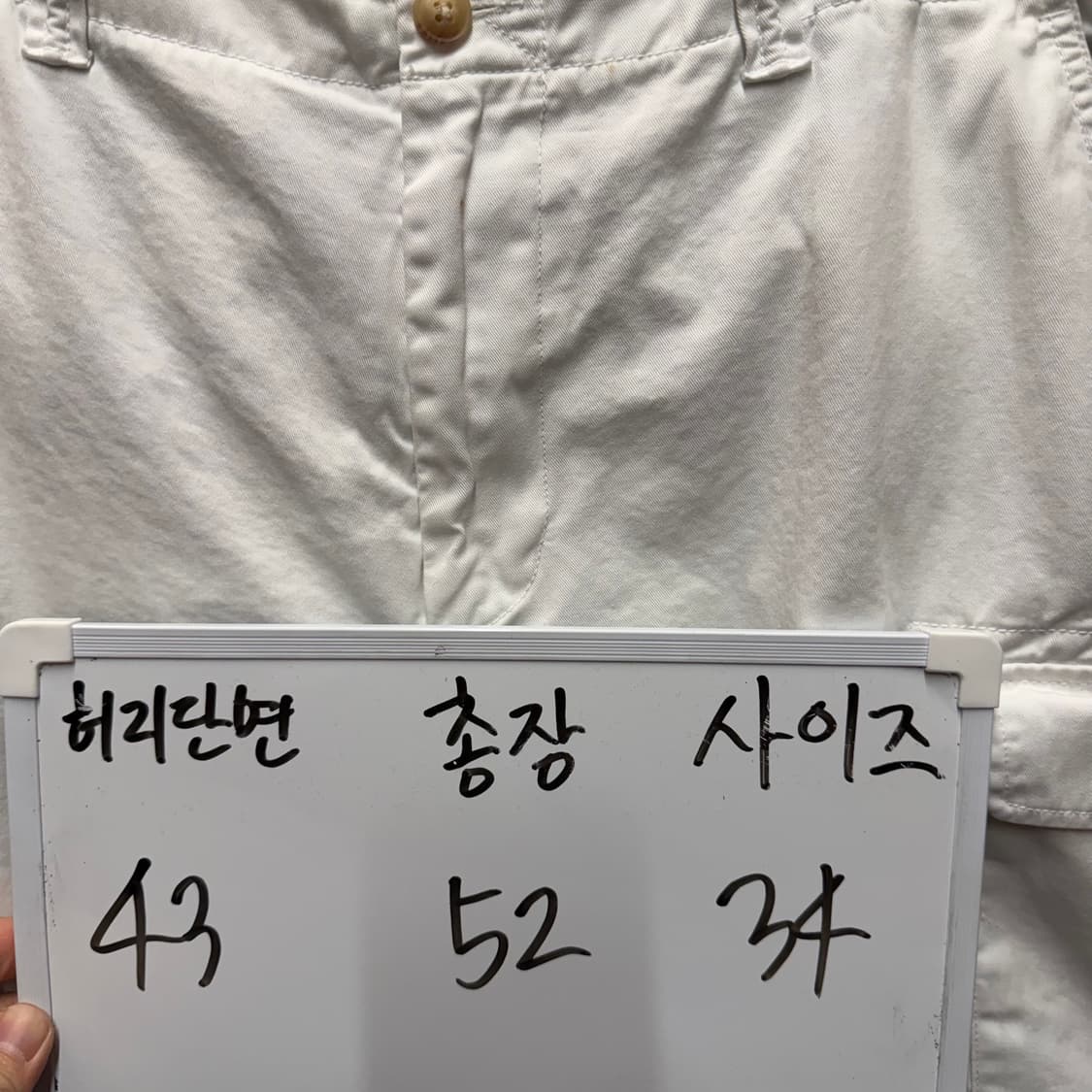 폴로 최신라벨 카고 반바지 34 사이즈 상품이미지2