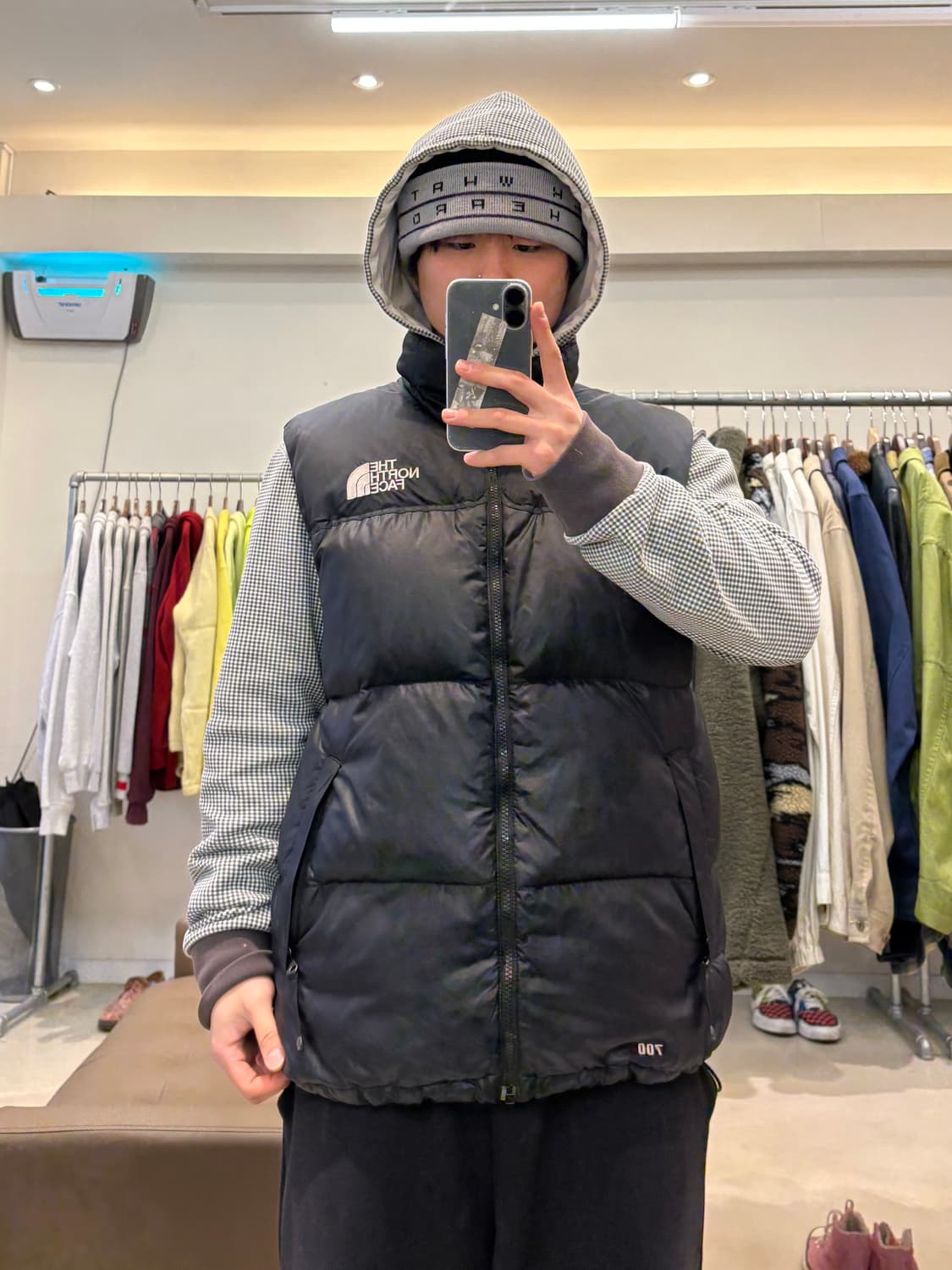 노스페이스 눕시 700 패딩 베스트 상품이미지5