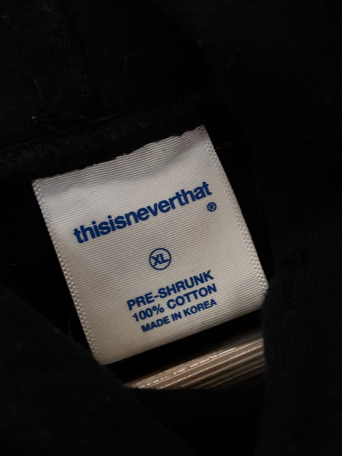 디스이즈네버댓 후드티 블랙 XL  #csz3623 상품이미지3