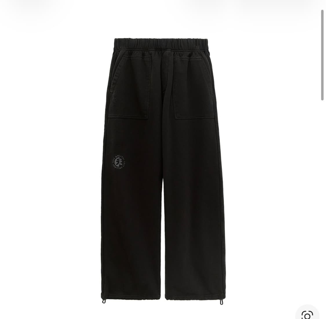 4) 폴리테루 1011 퍼티그 스웨트팬츠 1.2v 블리치드 블랙 상품이미지1