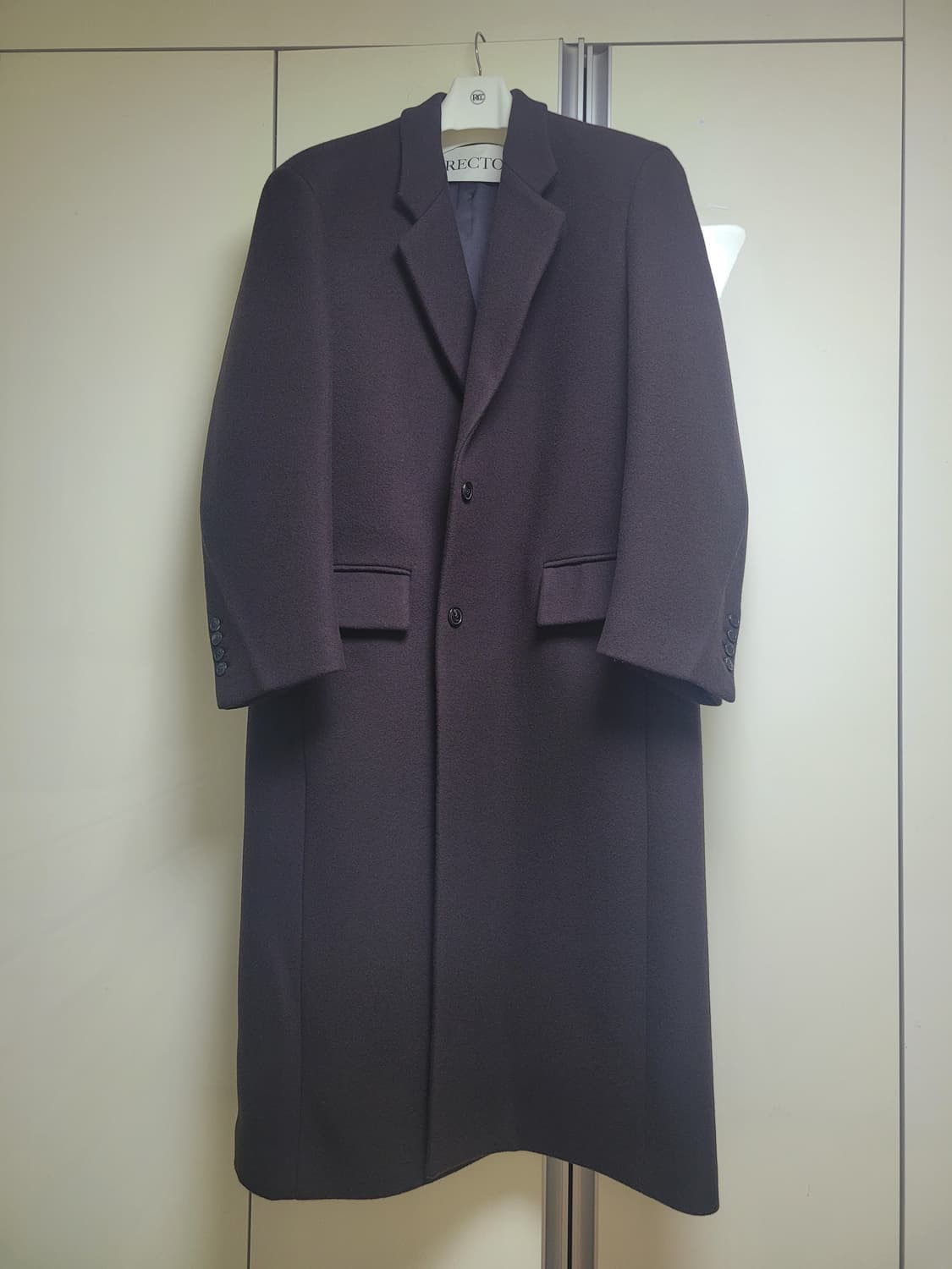 렉토 (RECTO) 싱글 테일러드 코트 브라운 상품이미지1