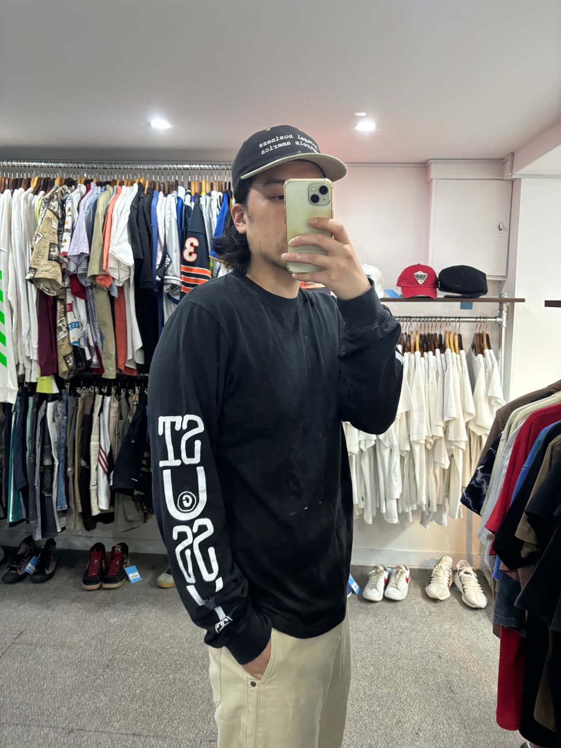 스투시 암 스펠아웃 롱슬리브 상품이미지8