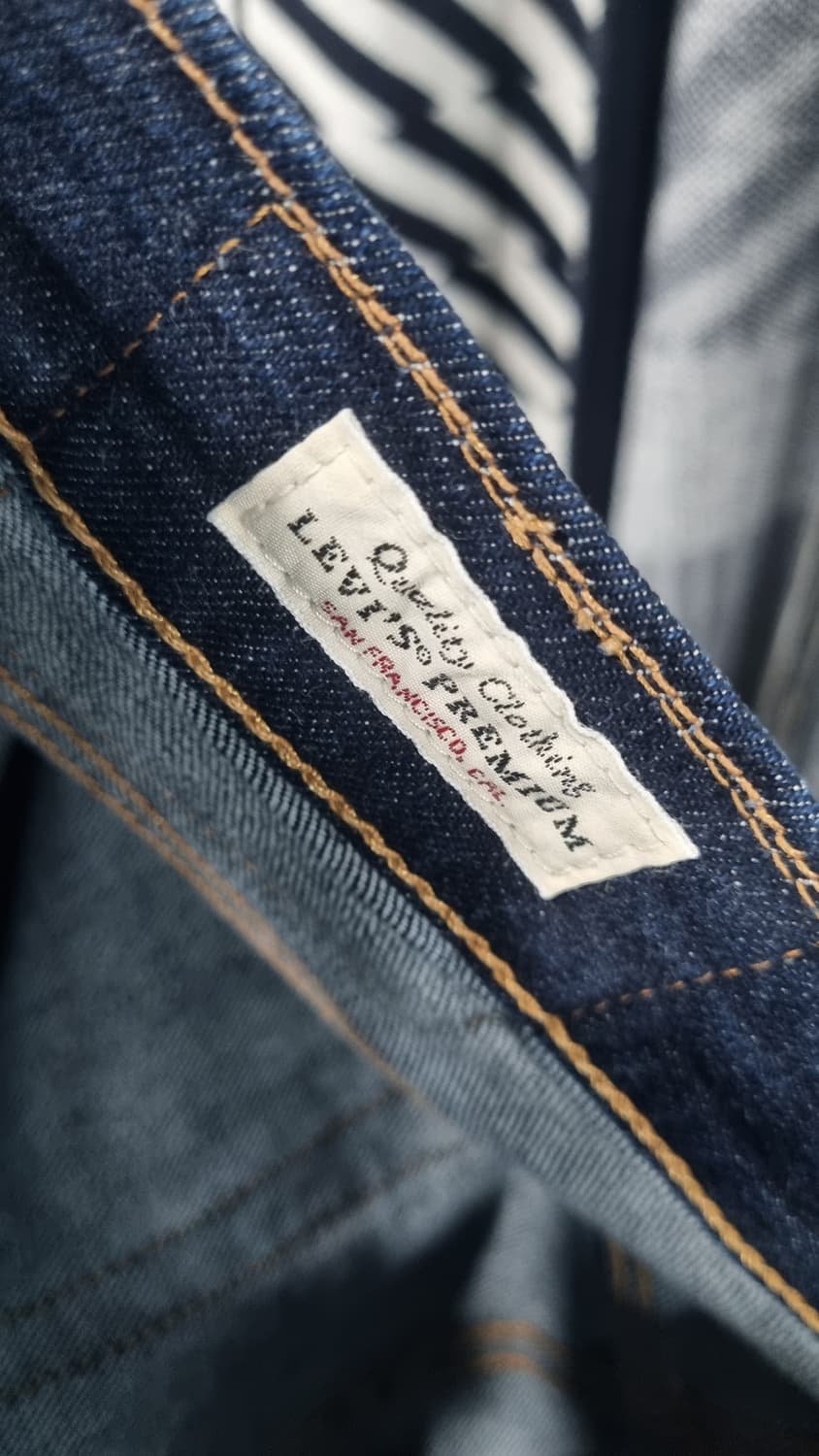 LEVIS 502 프리미엄데님 남성용 진청바지 33size 사용감 없음 상품이미지5