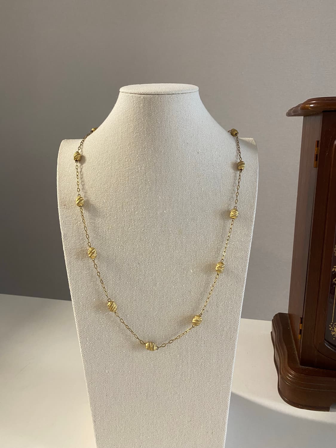 영국 빈티지 골드볼 becook london 목걸이 상품이미지1