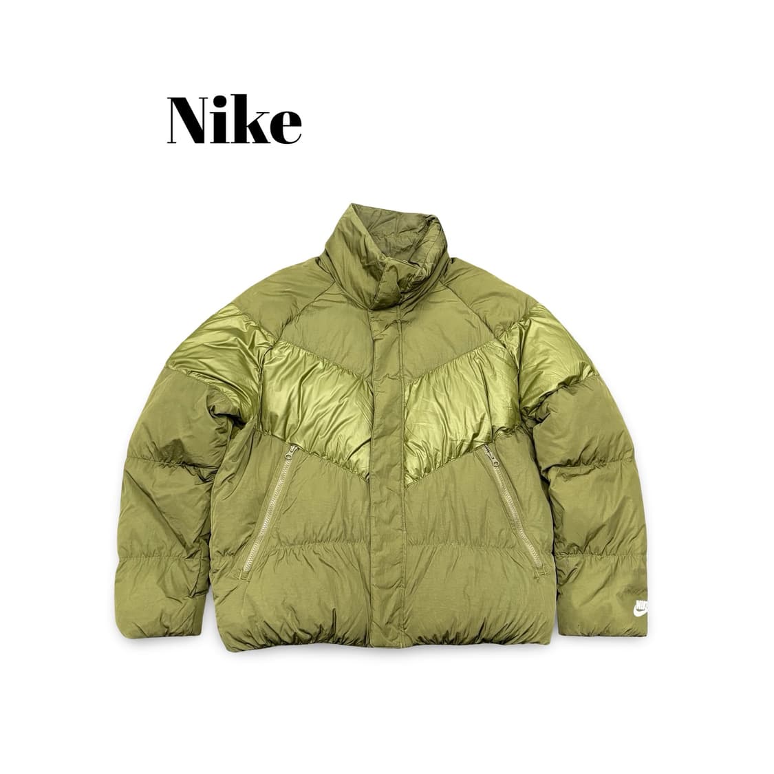 (100)나이키nsw다운패딩카키 상품이미지1