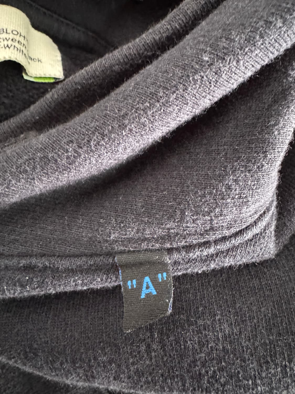 정품!! 오프화이트 블랙 애로우 후드티 M 상품이미지4