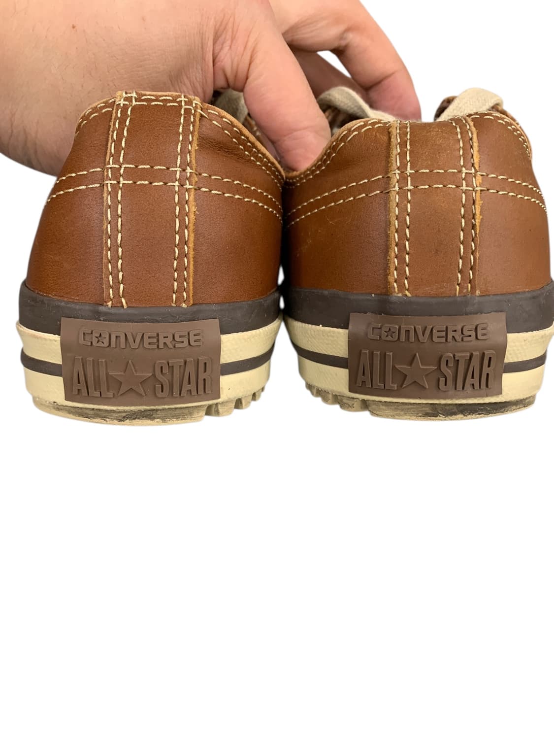 컨버스 척테일러 올스타 레더 로우 브라운 260 (Gr-3225) 상품이미지8