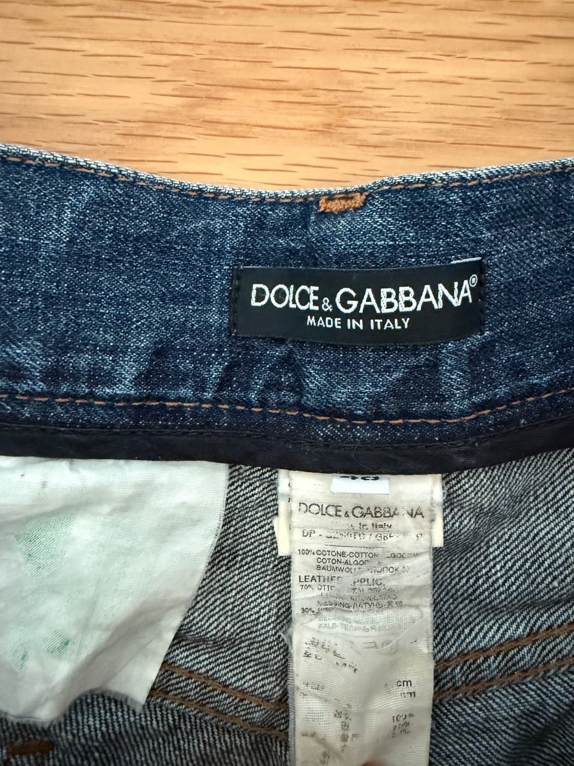 올드 돌체앤가바나(DOLCE&GABBANA) 데님(ITALY) 상품이미지9