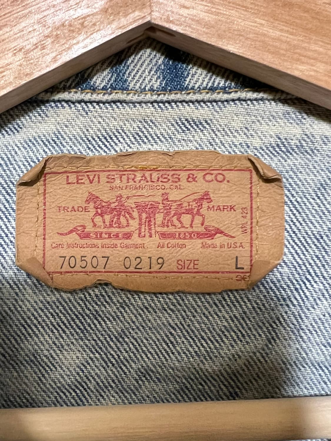 90s [L] USA 리바이스 타입3 트러커 자켓 상품이미지7