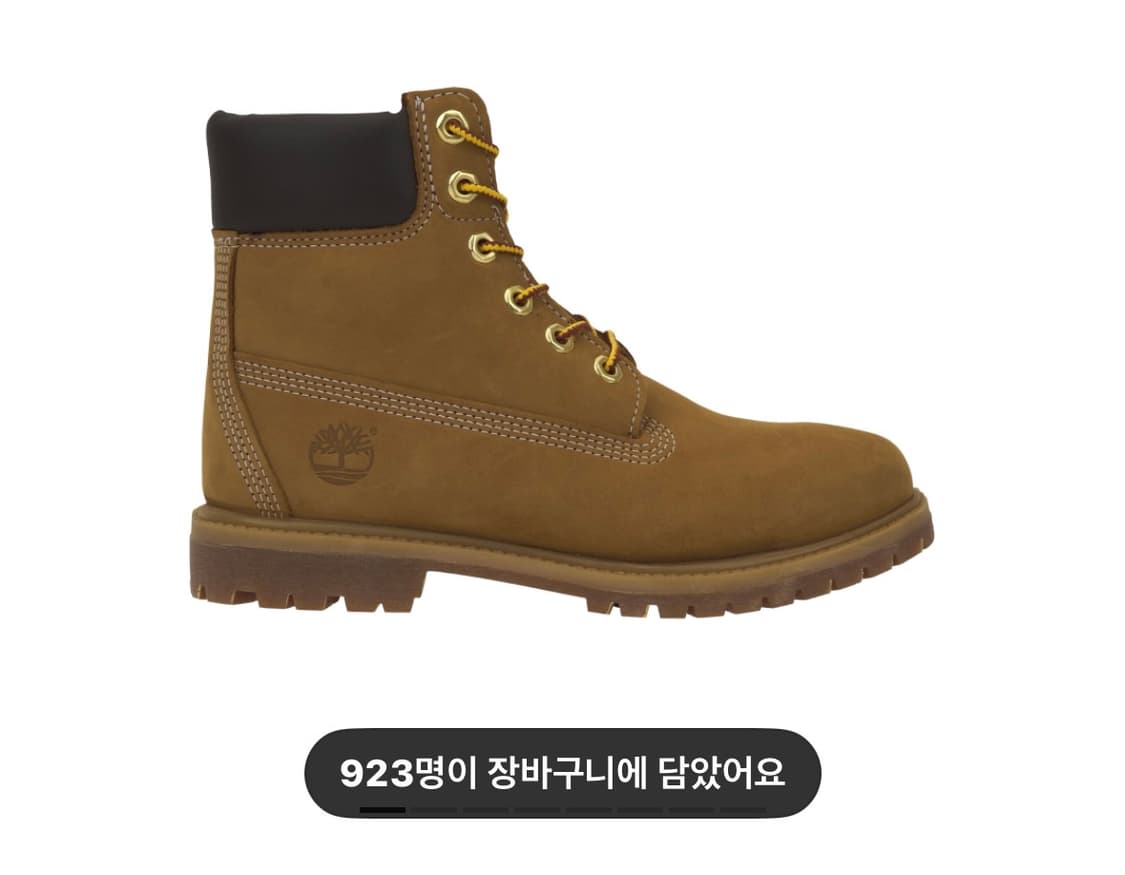 팀버랜드 6인치 프리미엄 워터프루프 부츠 와이드 245 (크림 구매) 상품이미지2