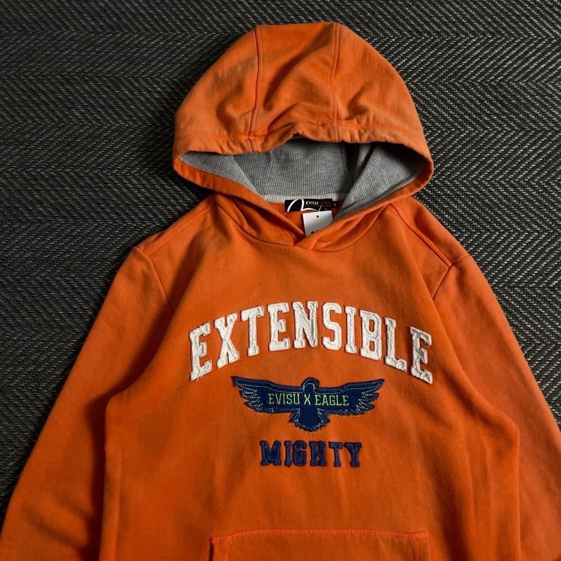 에비수 y2k 빅로고 올드스쿨 후드 티셔츠o 4204 상품이미지4