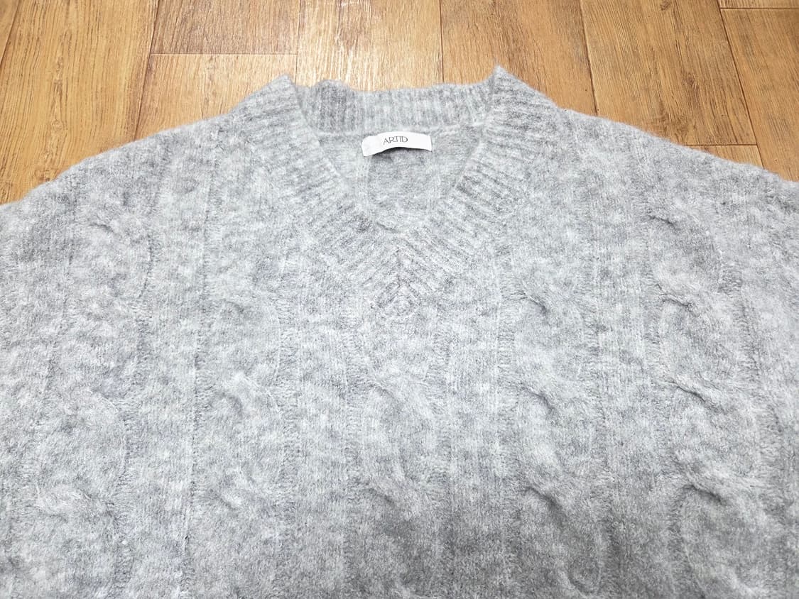 아티드(ARTID) 알파카 케이블니트 프리사이즈 상품이미지6