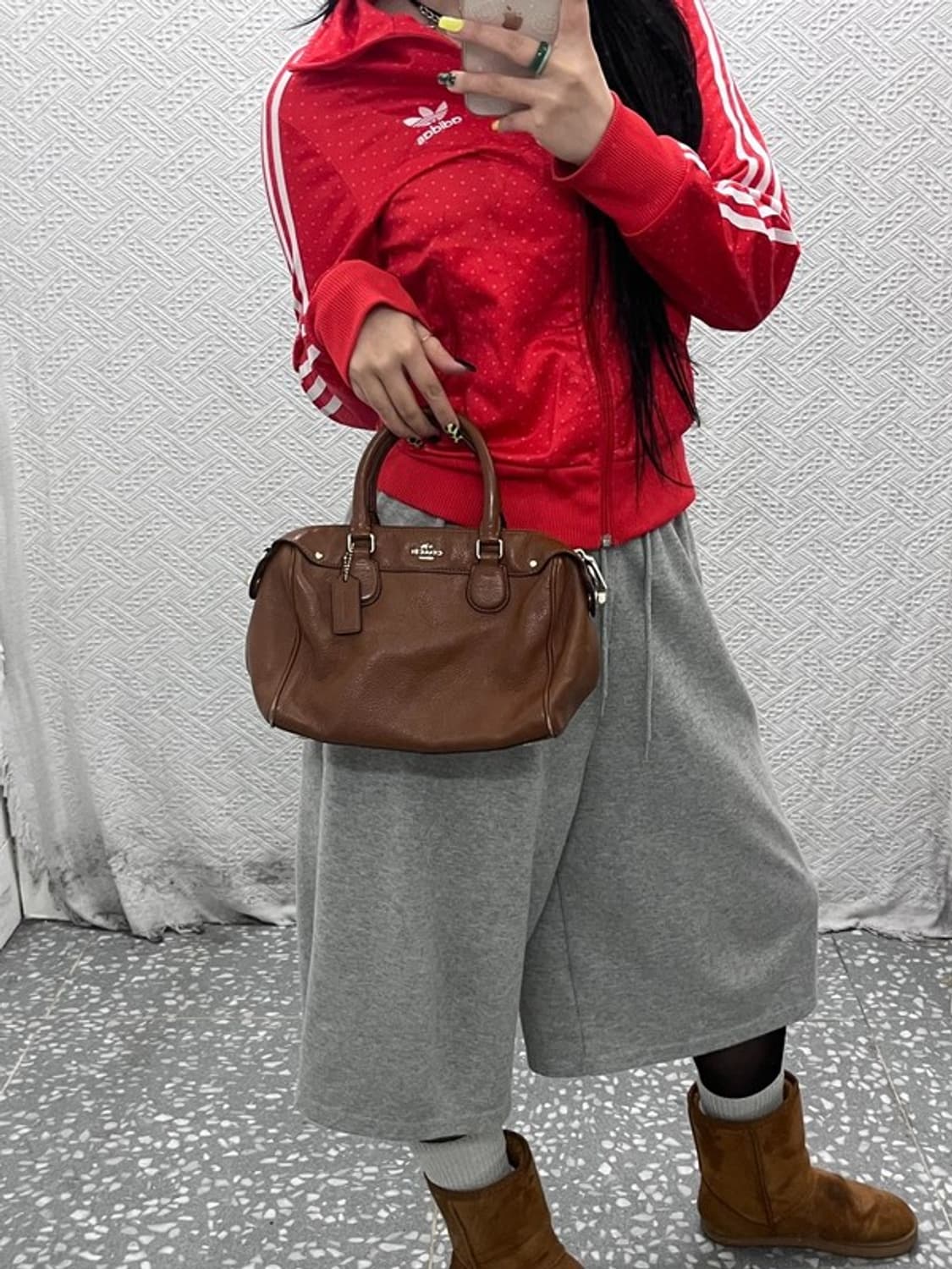 코치 빈티지 Y2K 키치 가죽 숄더백 토트백 C07512 상품이미지1