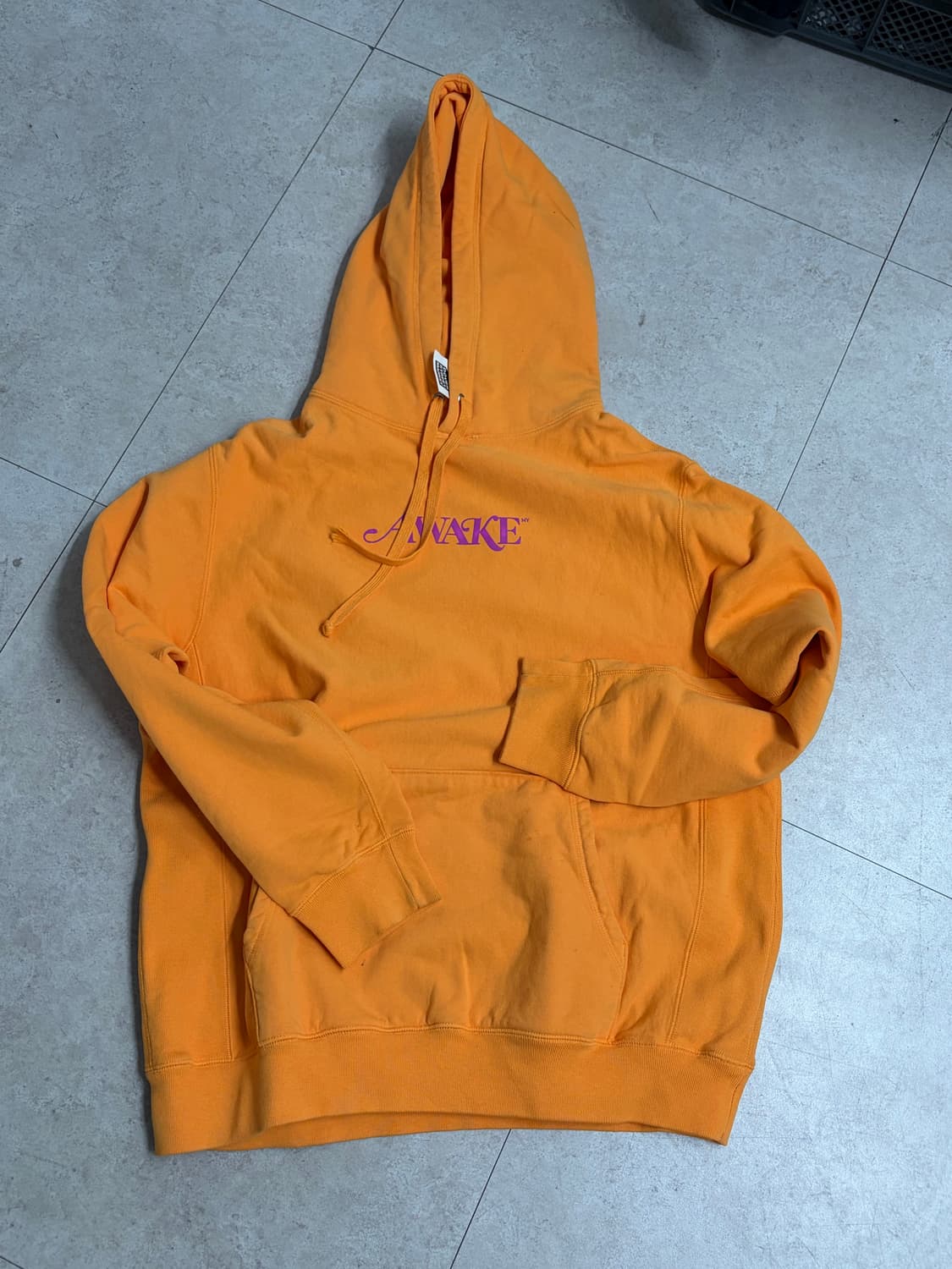 AWAKE NY 어웨이크 뉴욕 후드티 오렌지 L 상품이미지1