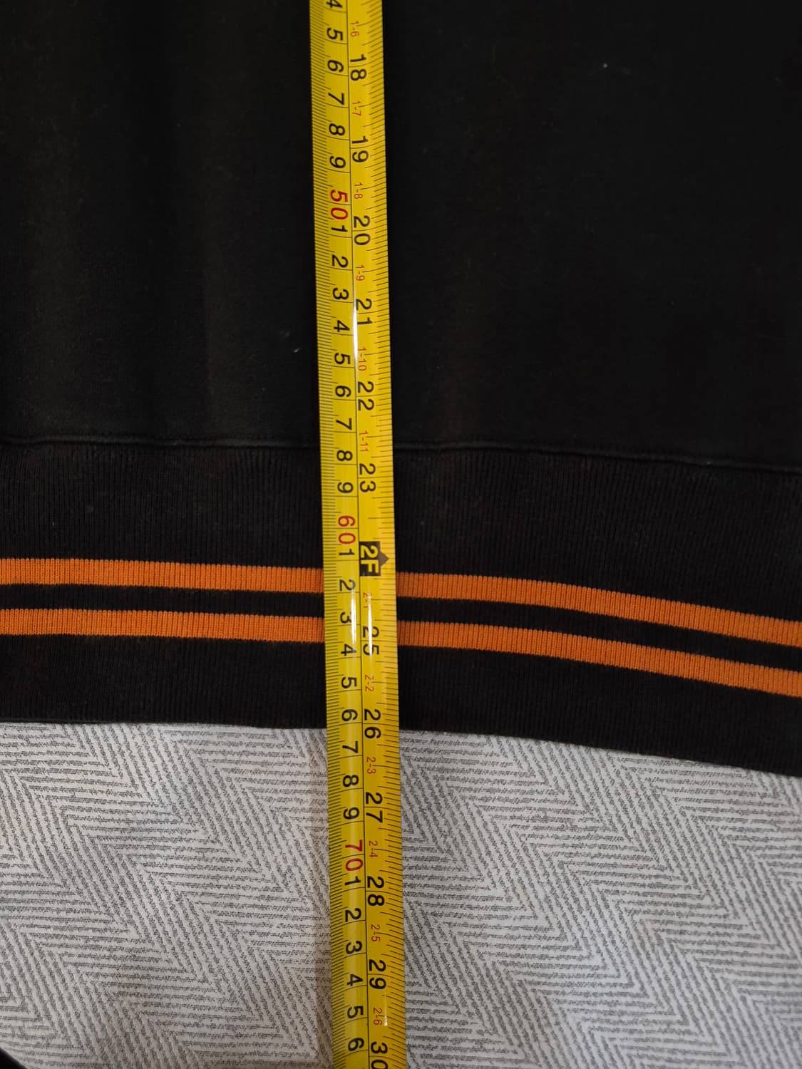 폴로랄프로렌 체크 패턴 패널이 있는 블랙 맨투맨 남성 95~100사이즈 상품이미지9