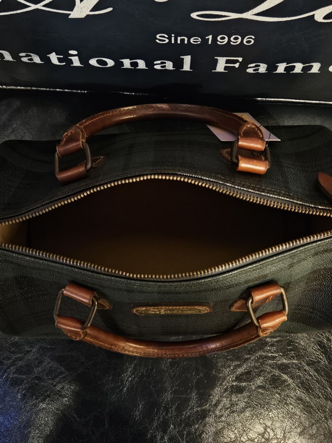 폴로랄프로렌 타탄체크 미니 보스턴 백 ( 30X20X17 )/ 10035 상품이미지7