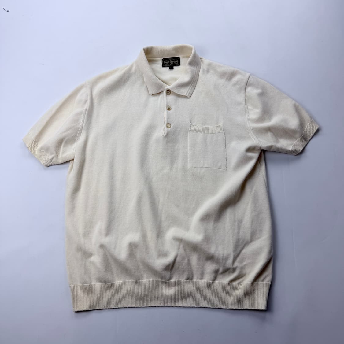 부기홀리데이 반팔 폴로니트 상품이미지1