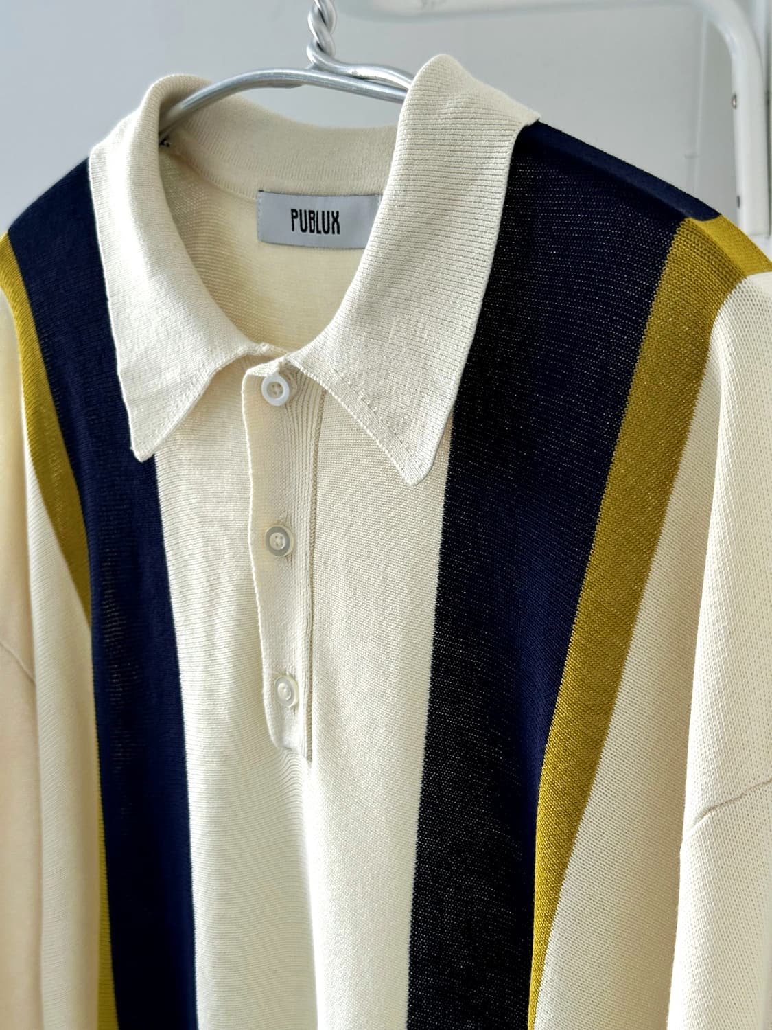 High count acrylic knit polo 상품이미지5