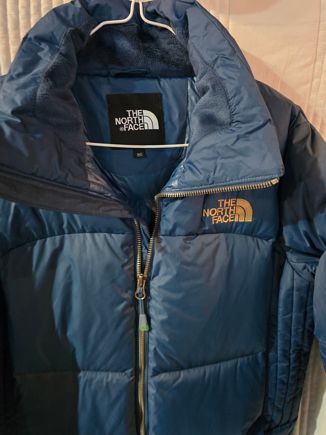 노스페이스 거위털 블루 패딩 상품이미지1