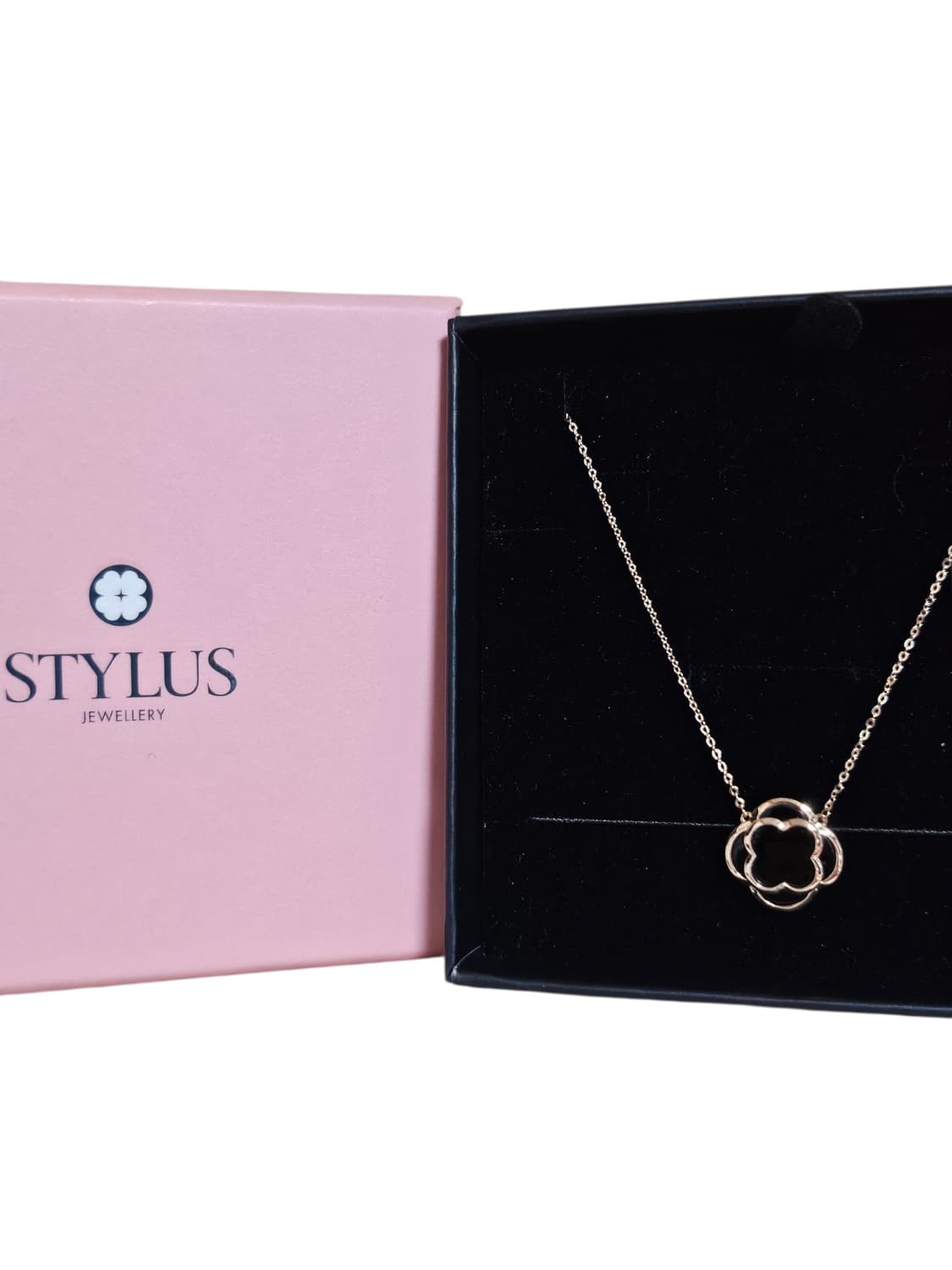 ✨ 스타일러스(STYLUS) 정품 14K 오닉스 목걸이 | 로즈골드 |  상품이미지10