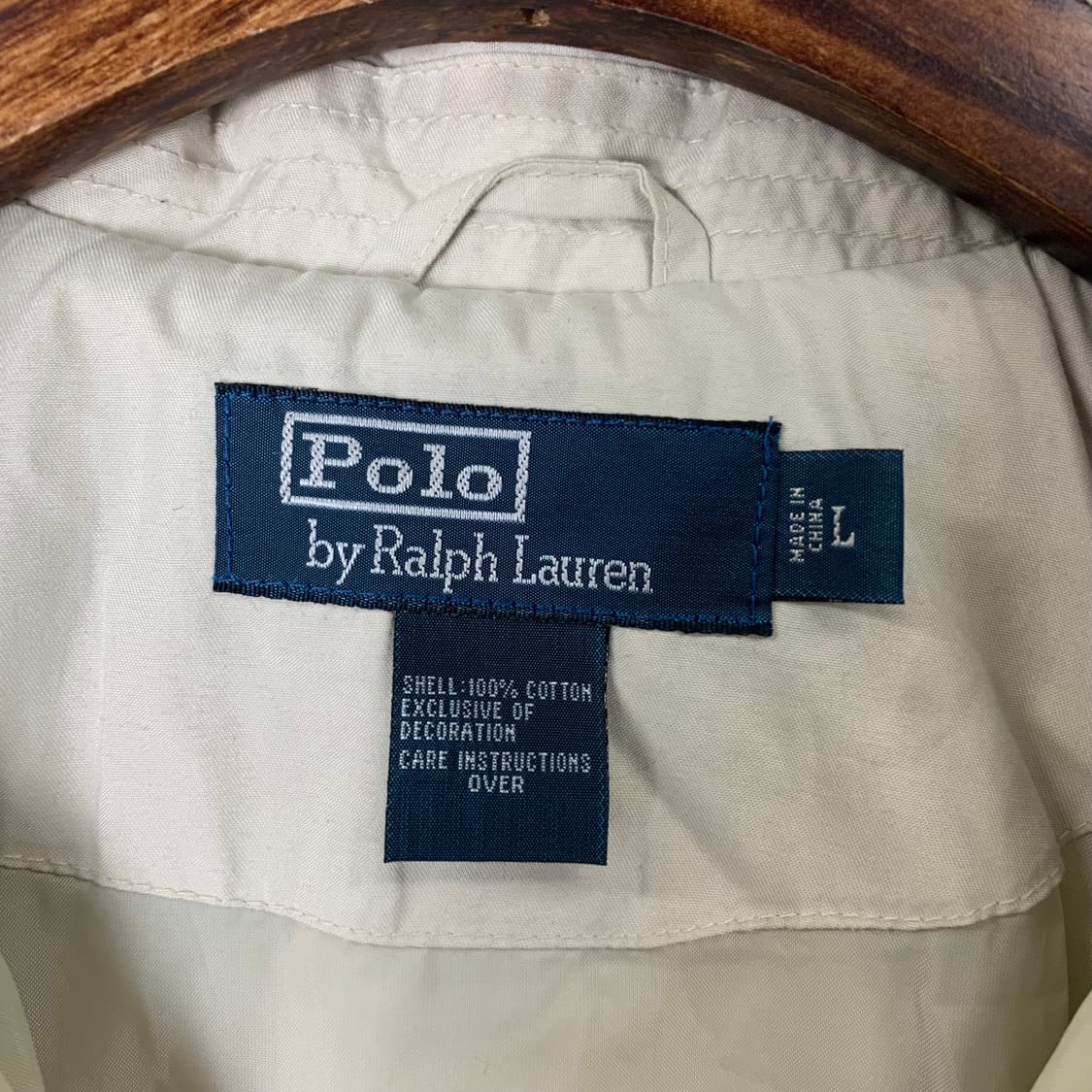 폴로 랄프로렌 베이지 해링턴 스윙톱 자켓  상품이미지5