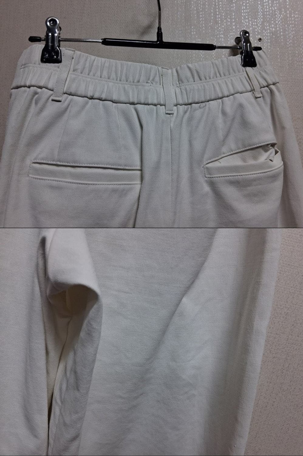 일본구제 PLST 흰색 큐롯팬츠 춘하 계절 8부 9부 
 상품이미지6