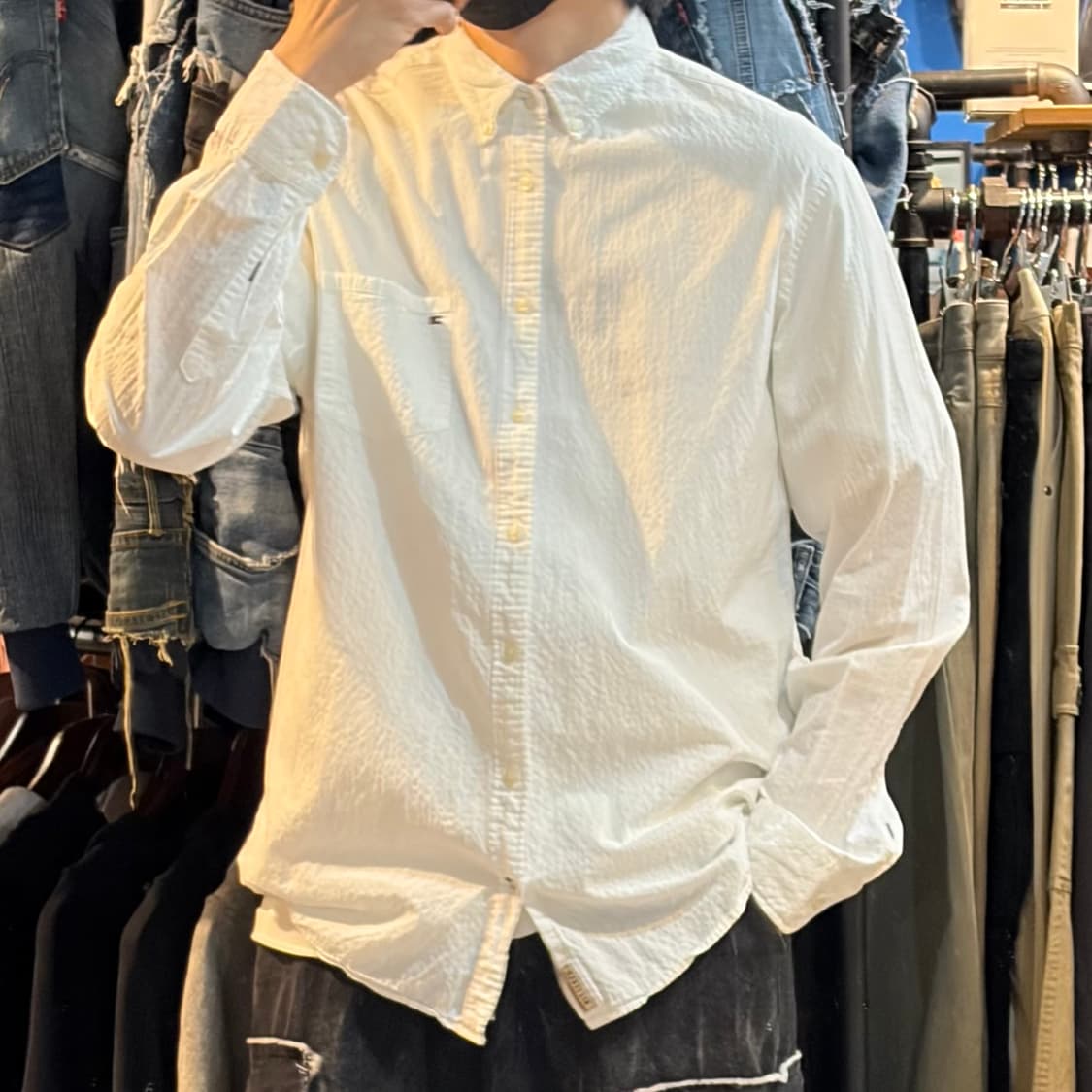 [NO.9] 타미힐피거 화이트 셔츠 상품이미지2