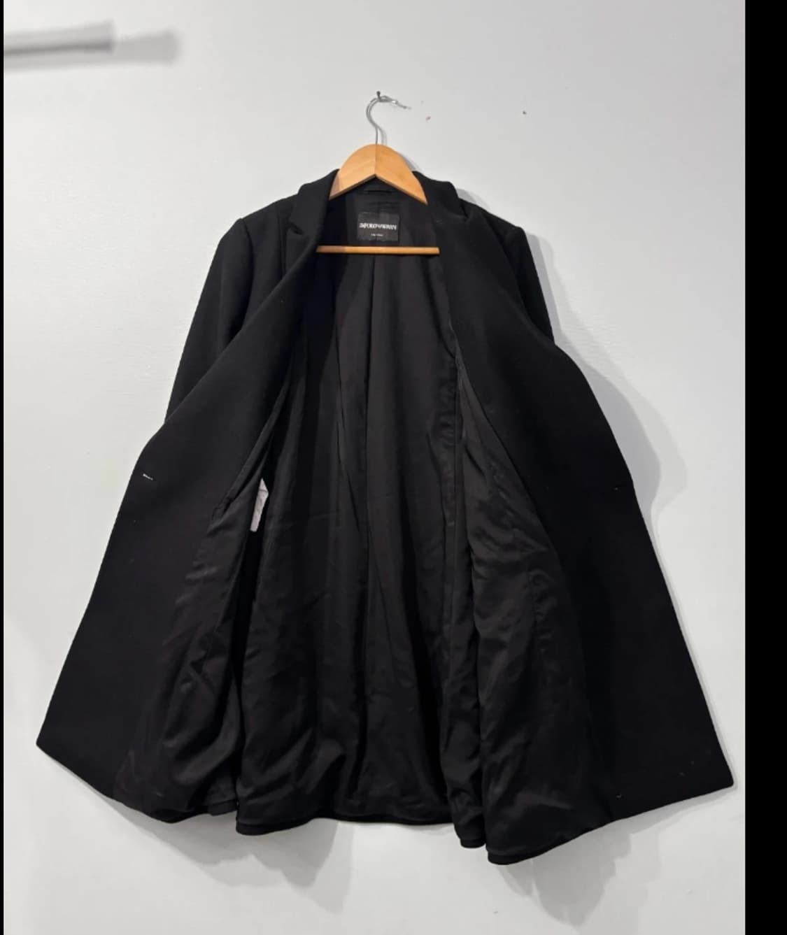 엠포리오 아르마니 블랙 더블 코트 ~66 상품이미지4