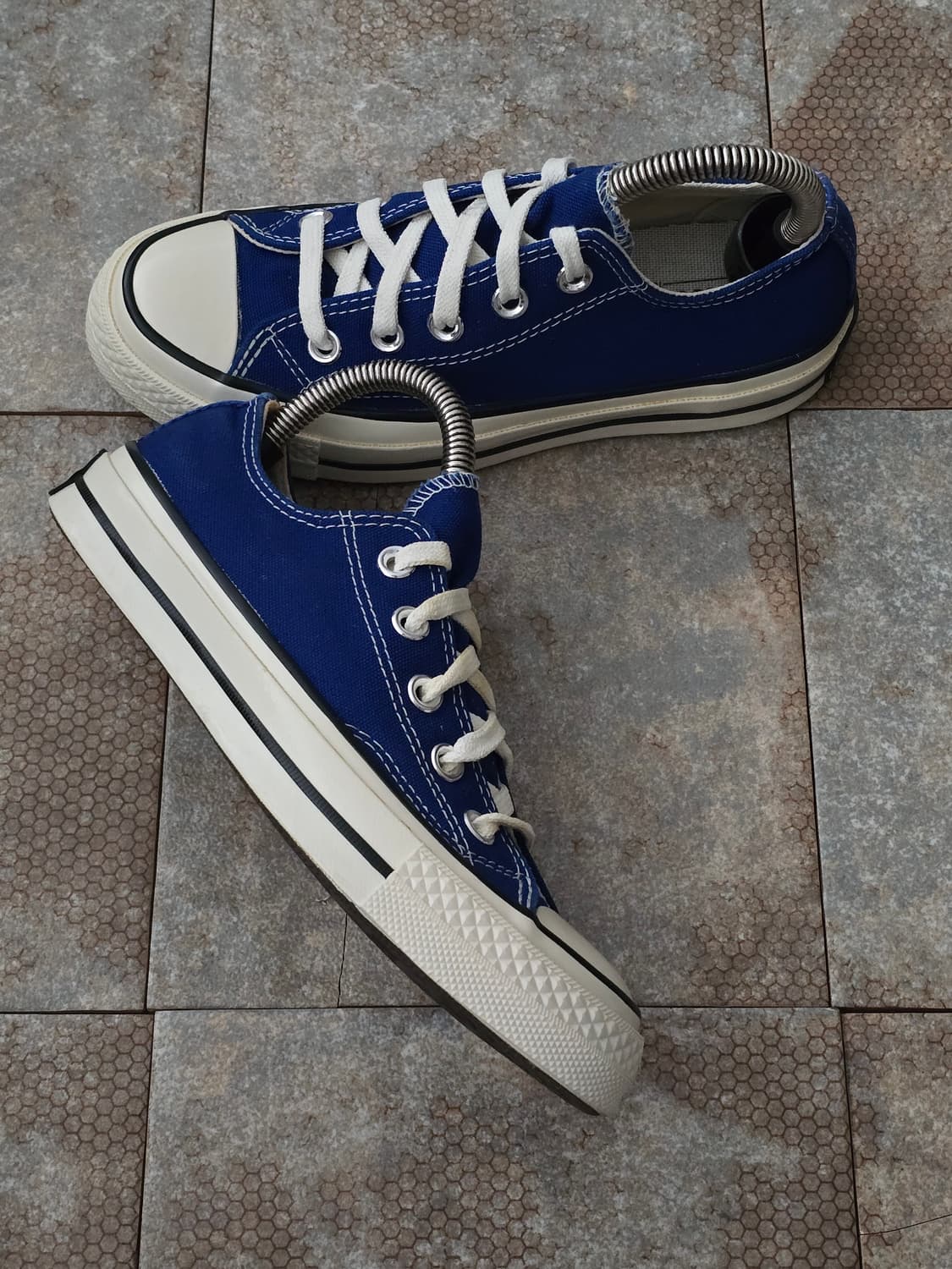 (220)컨버스 척 70 빈티지 캔버스 러쉬 블루 로우 상품이미지7