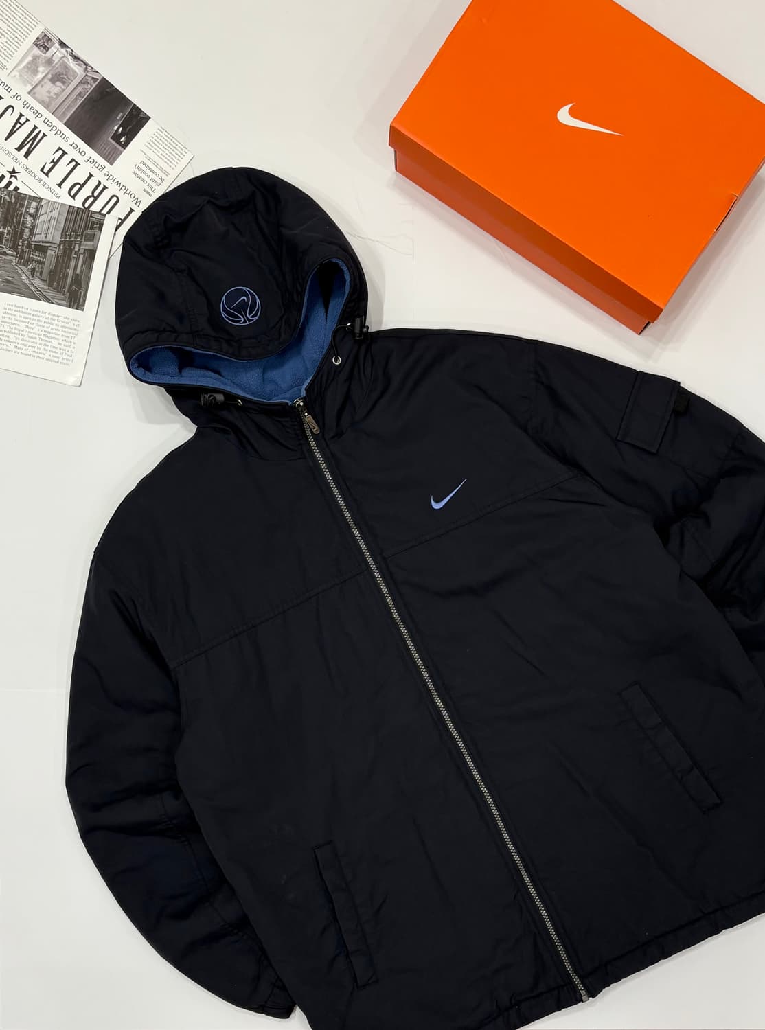 Nike 나이키 00‘s 바스킷 로고 점퍼 상품이미지1