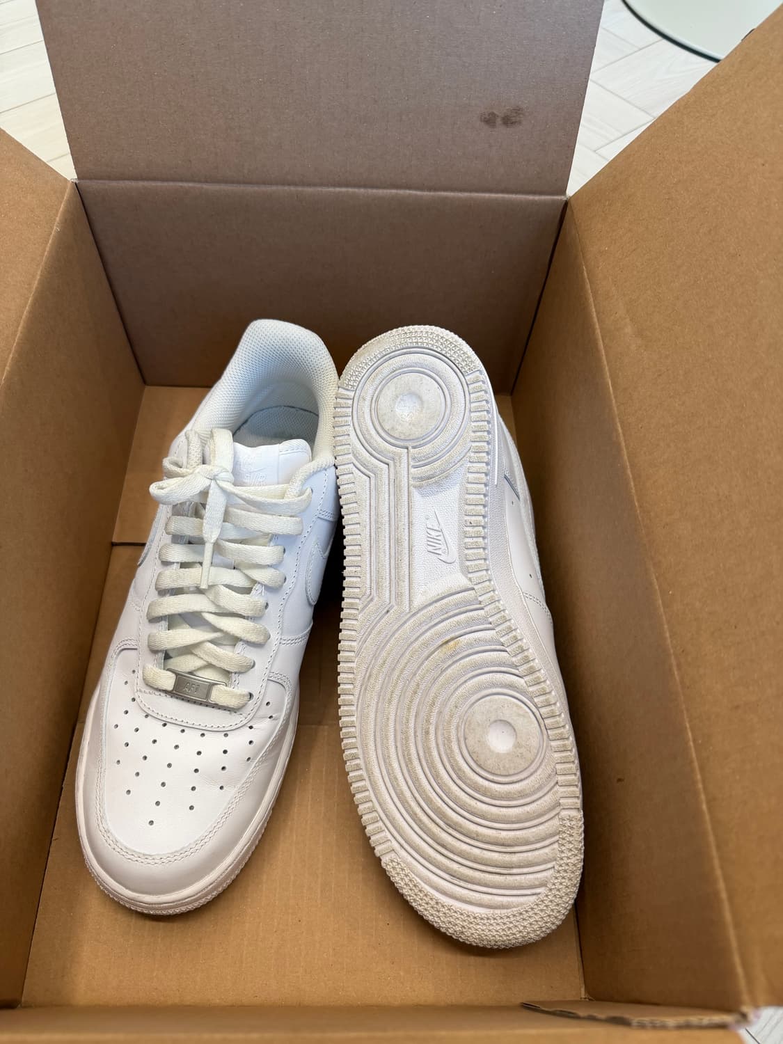 나이키 (270) 에어포스1 07 로우 화이트 올백 상품이미지2