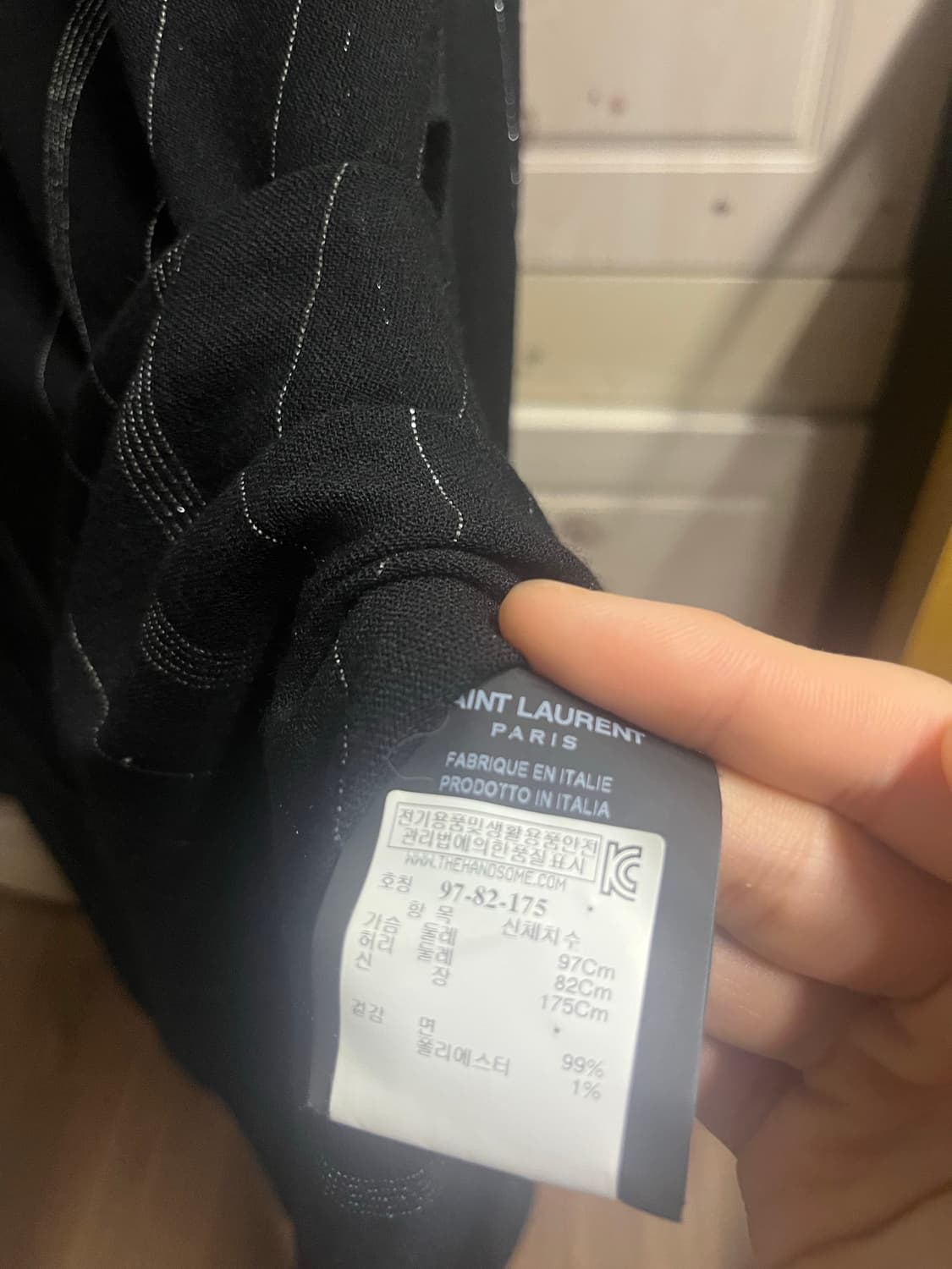생로랑 18ss 은사셔츠 상품이미지4