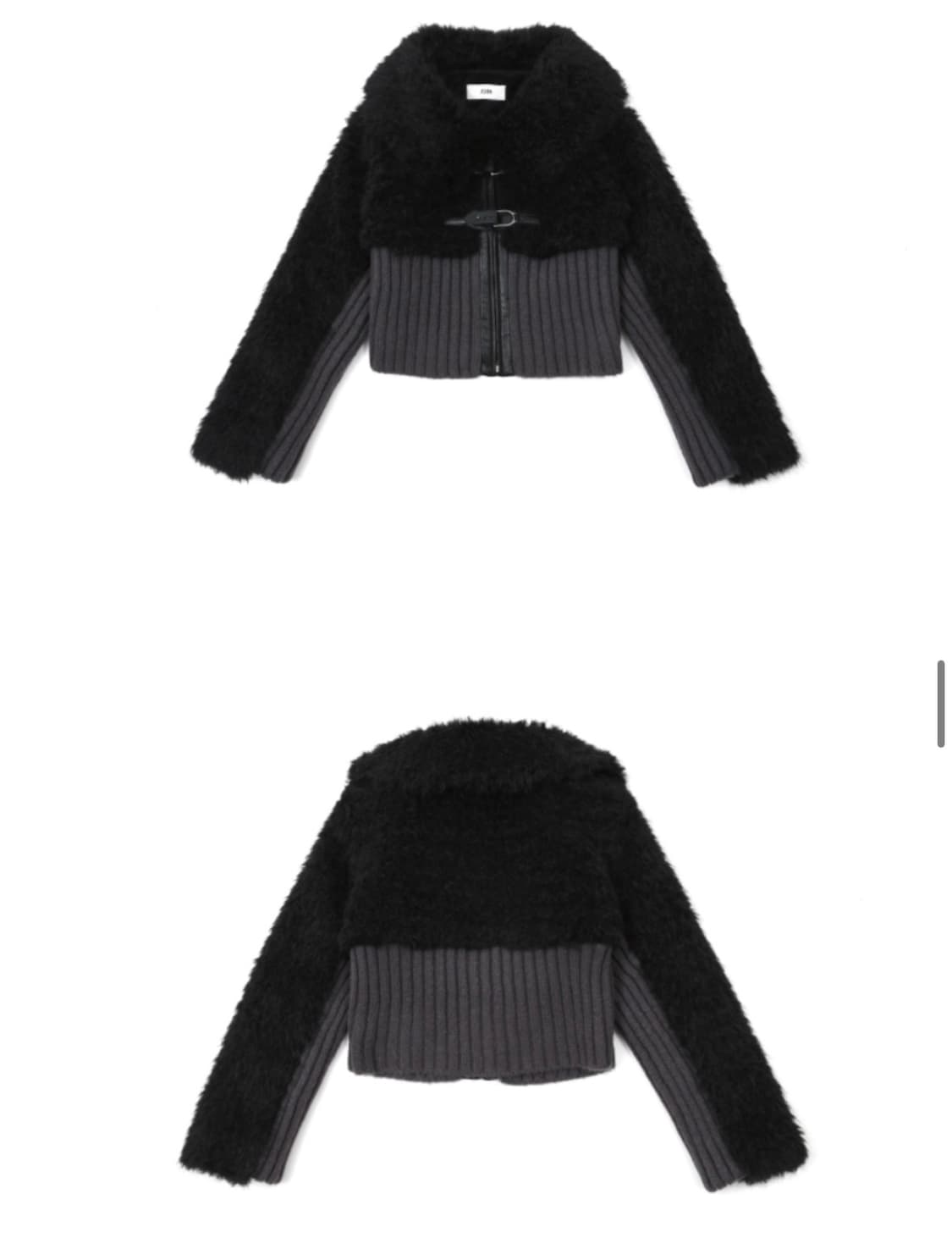 아수라 니트 믹스 무스탕 상품이미지5