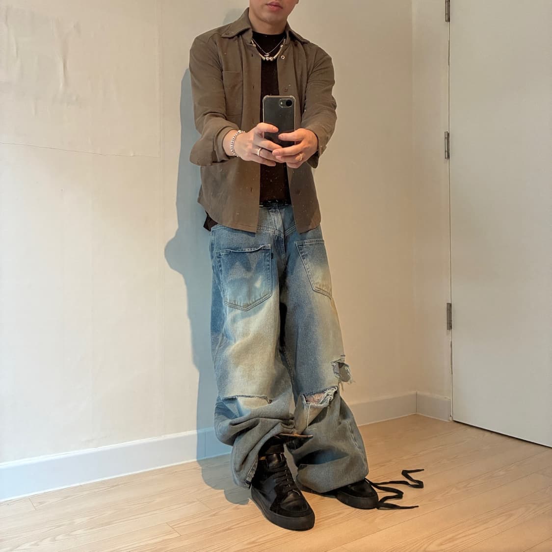 Big collar shirt 상품이미지1