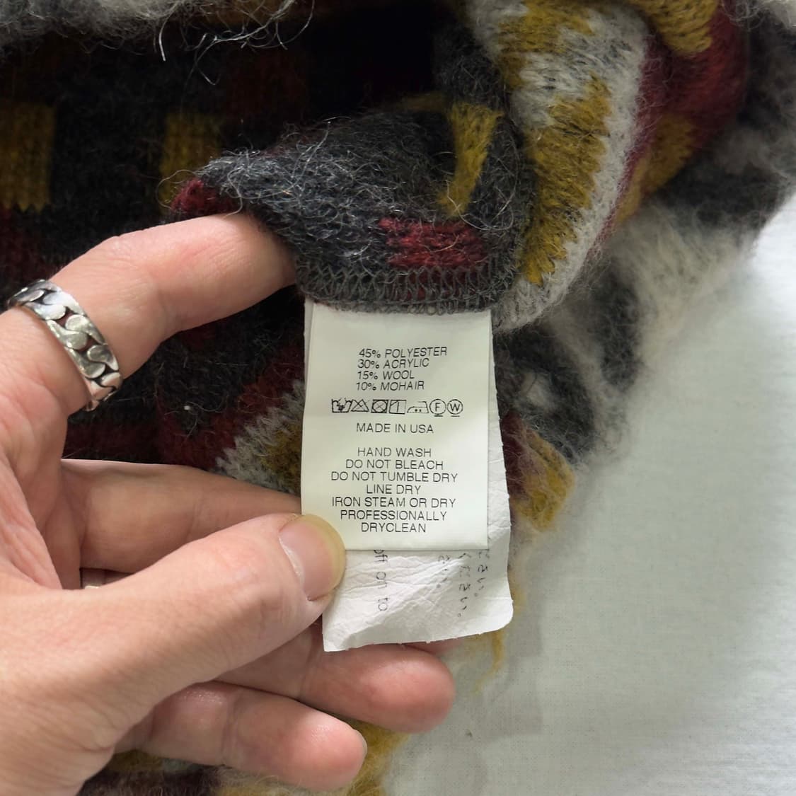 엔지니어드 가먼츠 페어하일 모헤어 니트 상품이미지6