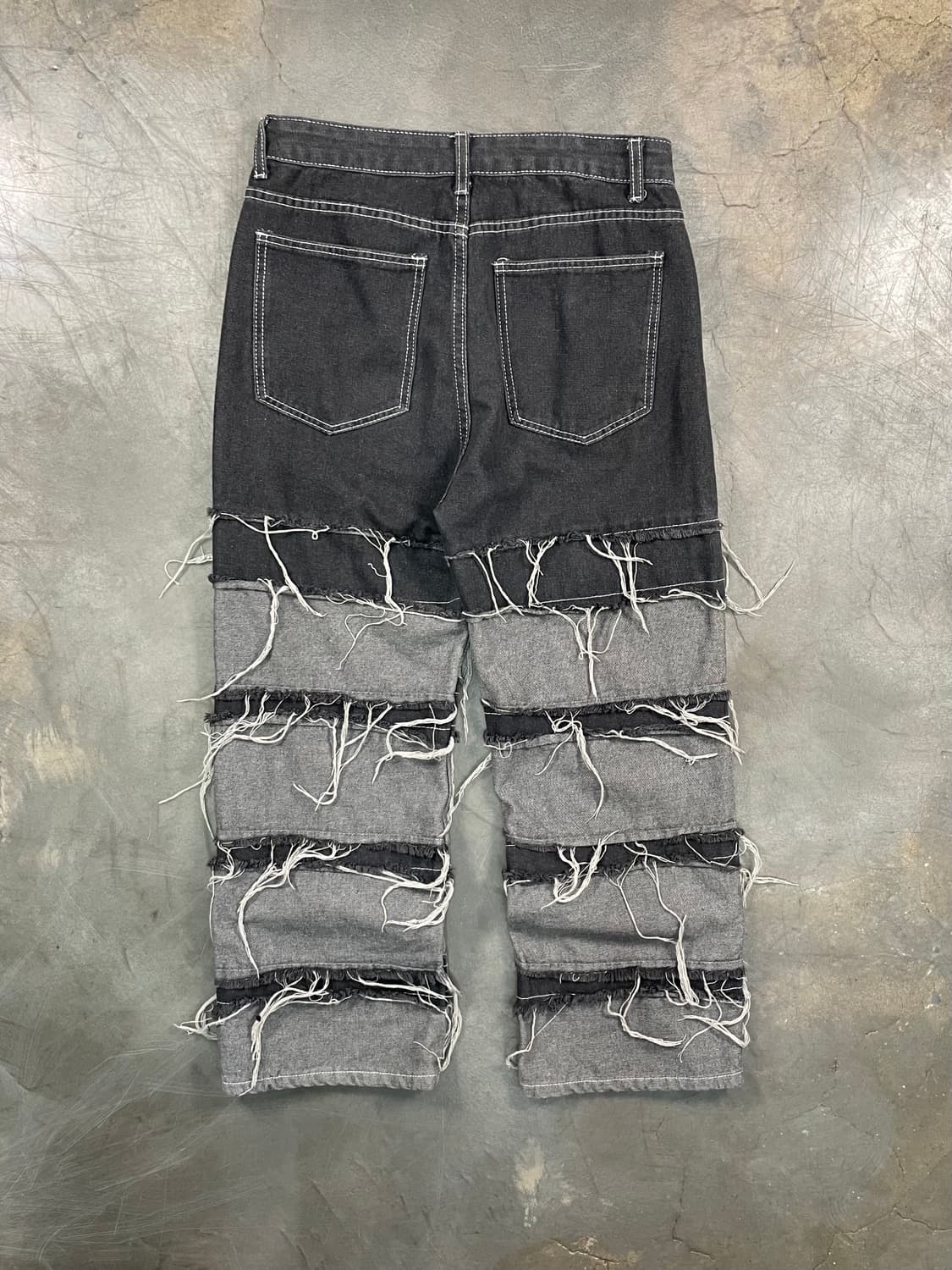 빈티지 그런지 데님 팬츠 상품이미지3